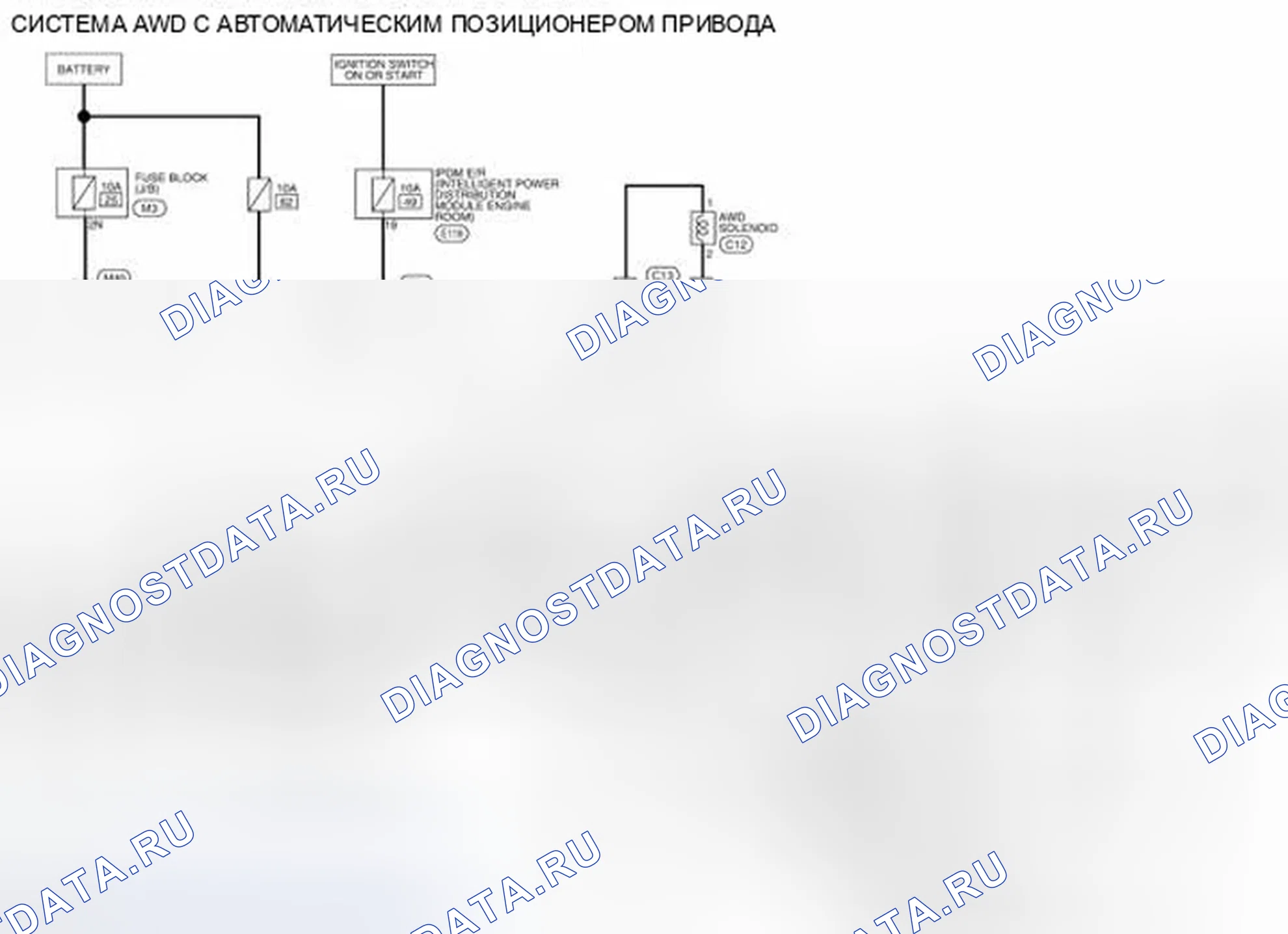 Рис. 5: С АВТОМАТИЧЕСКИМ ПОЗИЦИОНЕРОМ ПРИВОДА. Infiniti QX60 I