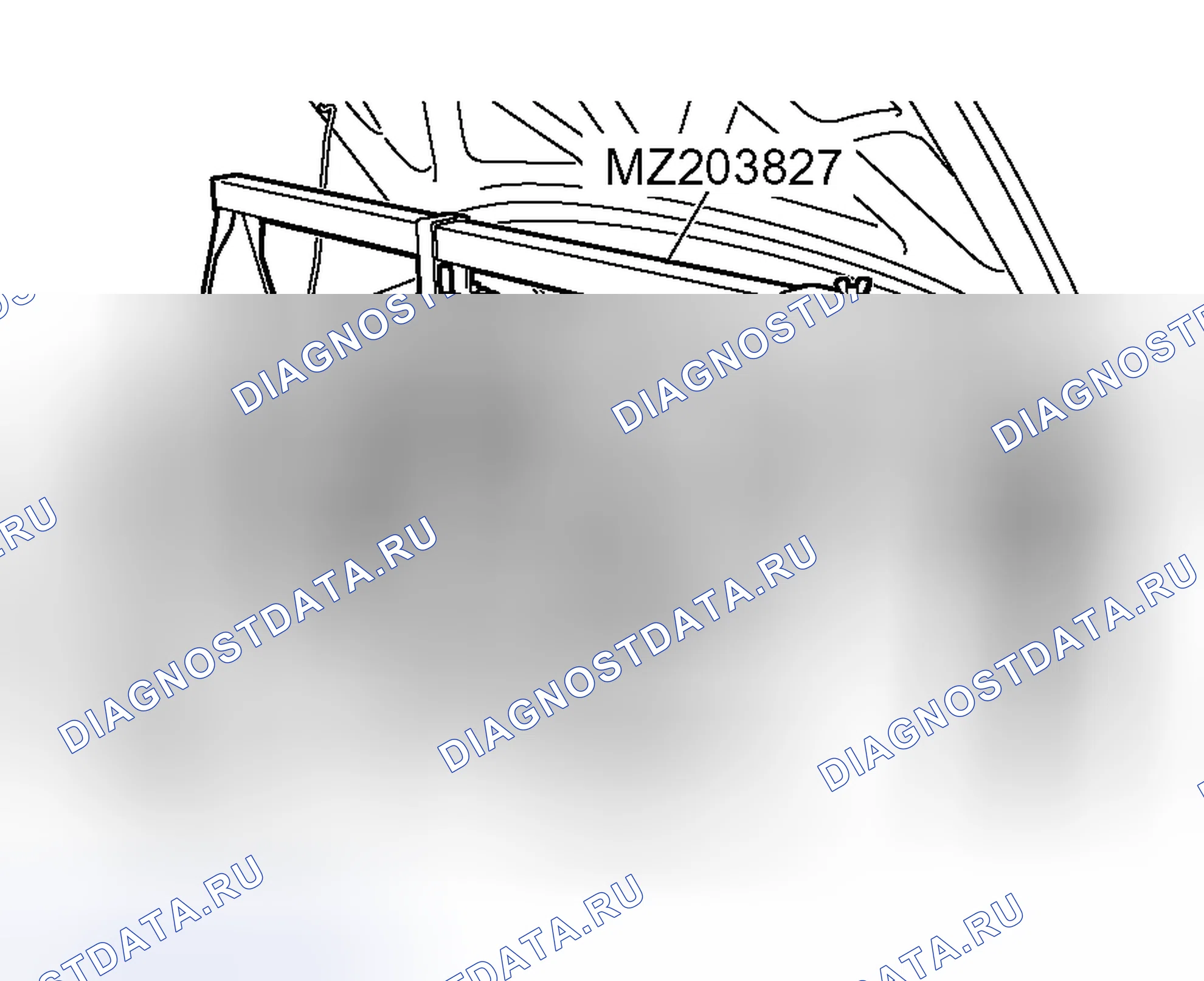 Рис. 204: < < B > > СНЯТИЕ МОНТАЖНОГО УЗЛА трансмиссия. Mitsubishi Lancer IX рестайлинг