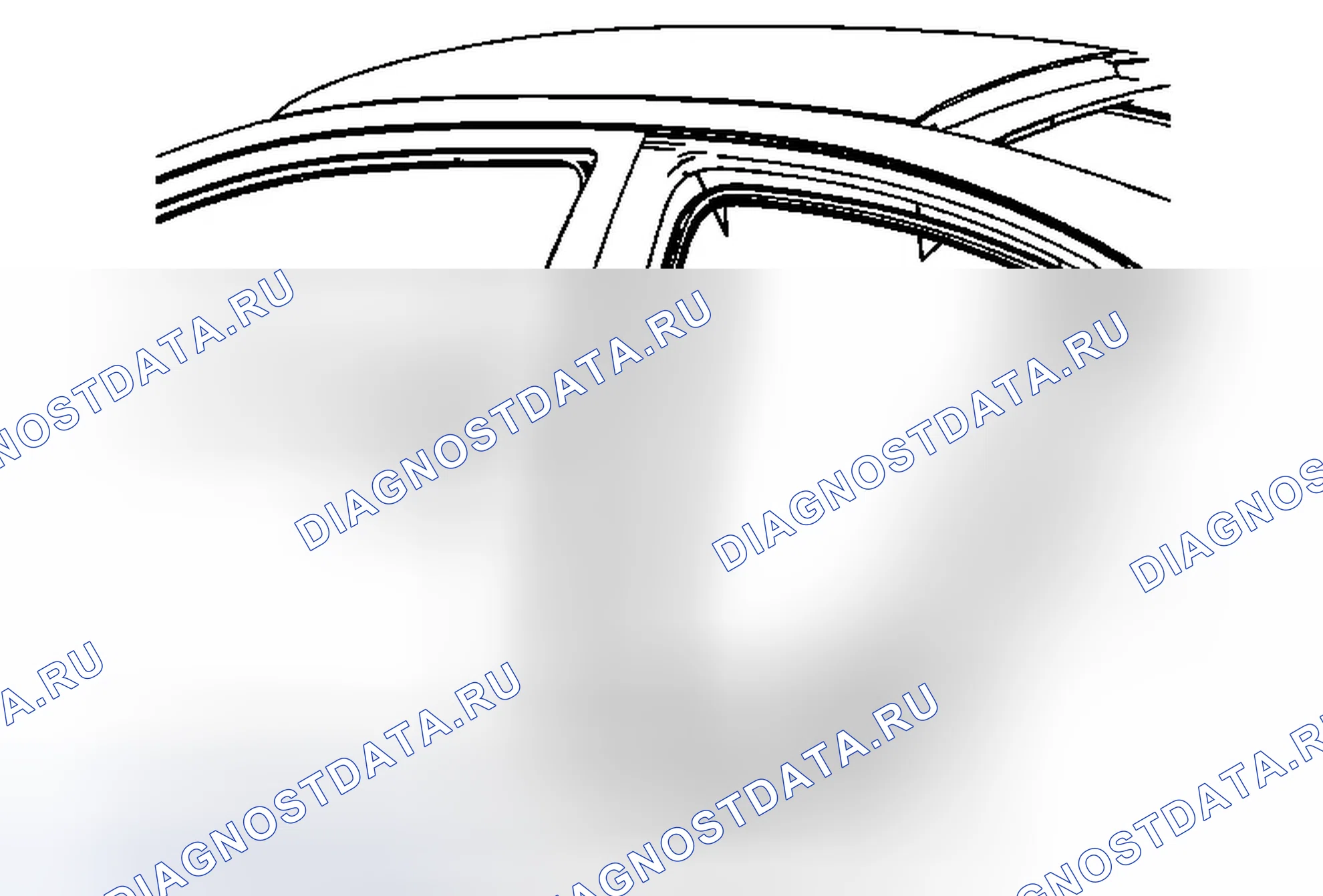 Рис. 47: Замена задней боковой двери - боковая сторона кузова. Chevrolet Volt I