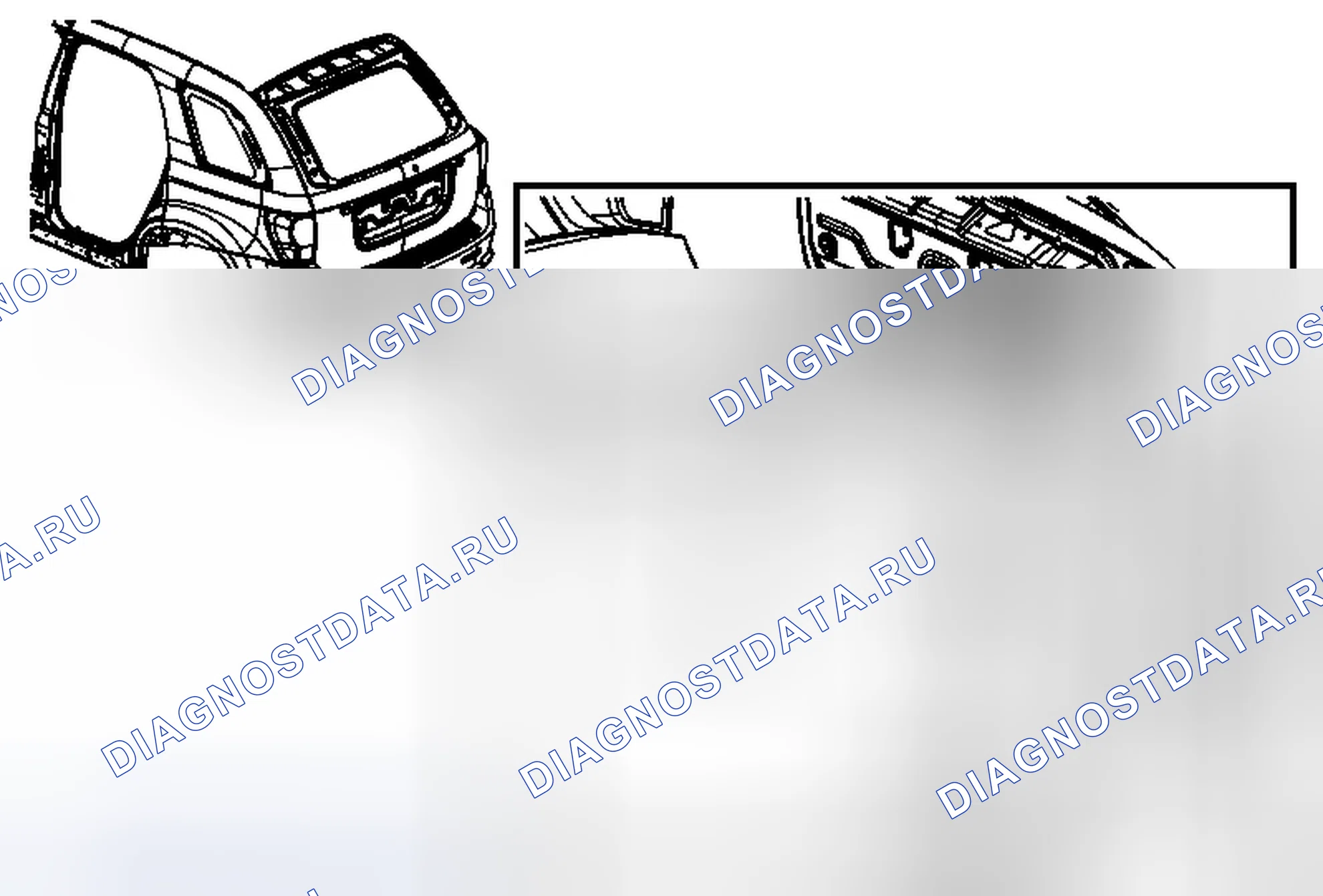 Рис. 19: Замена вставки заднего бампера. Chevrolet Captiva I рестайлинг 2