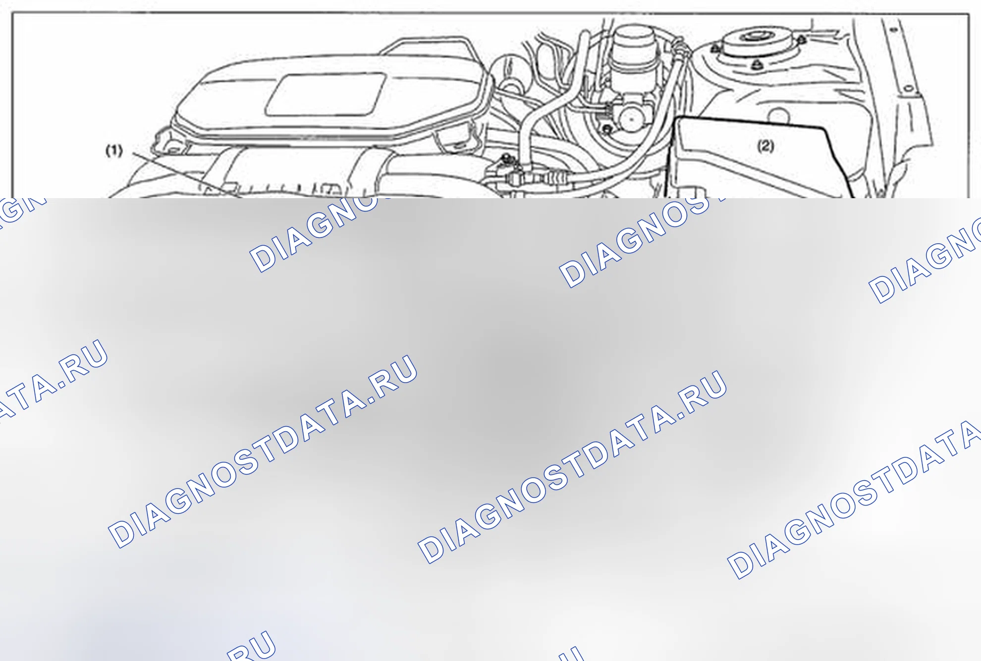 Рис. 19: МОТОРНЫЙ ОТСЕК. Subaru Outback BR