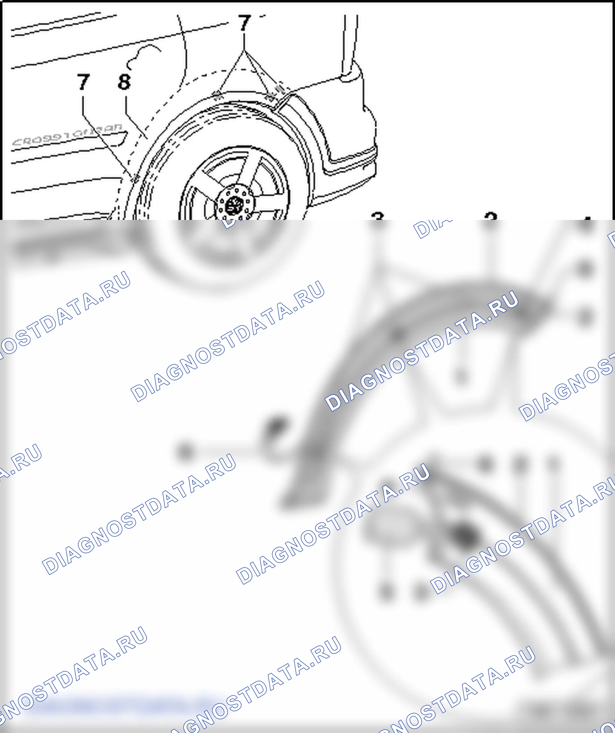 Специальные элементы Cross Touran. Volkswagen Touran I