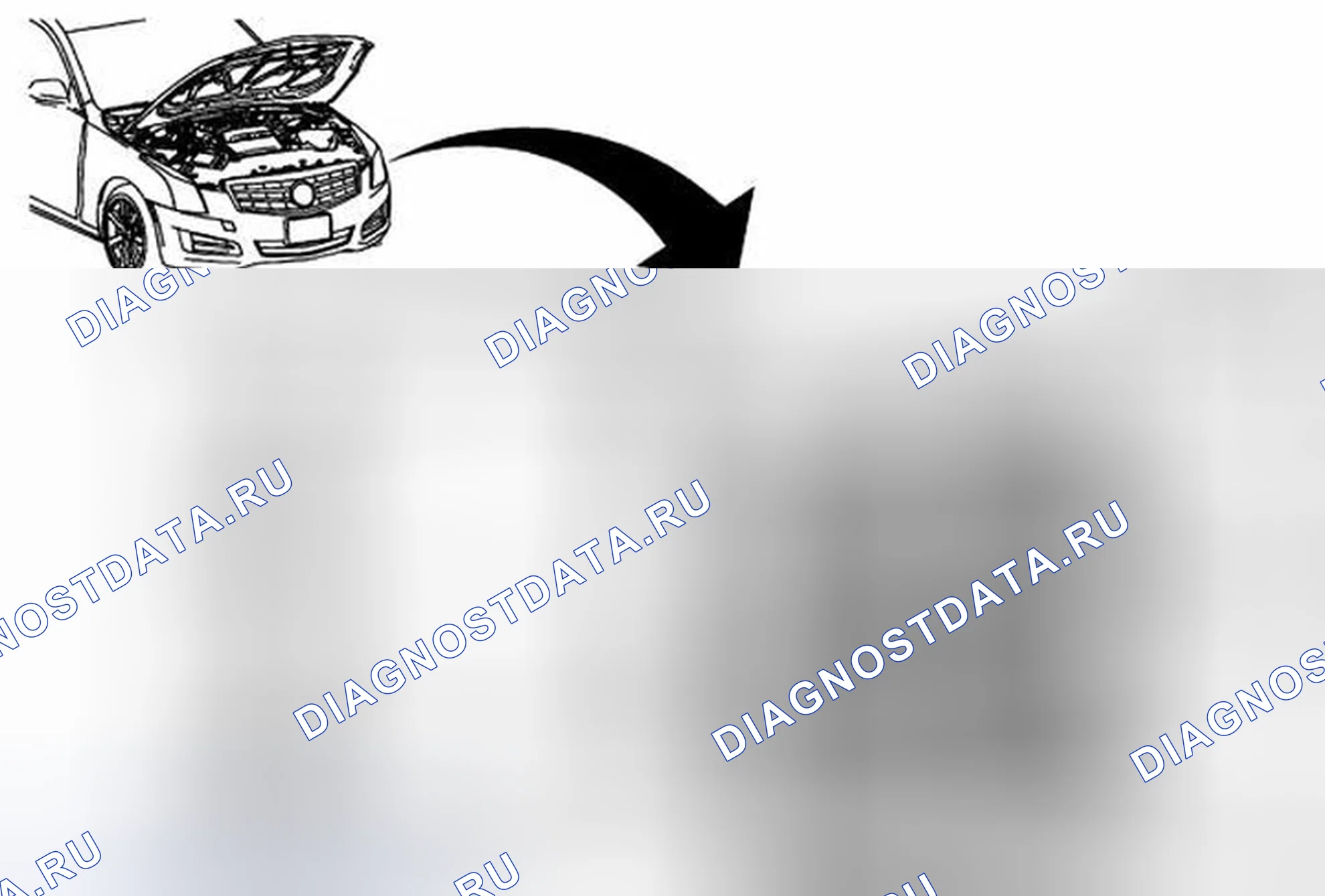 Рис. 21: Замена кожуха вентилятора охлаждающей жидкости двигателя (Lcv, Lfx без KC4). Cadillac ATS I