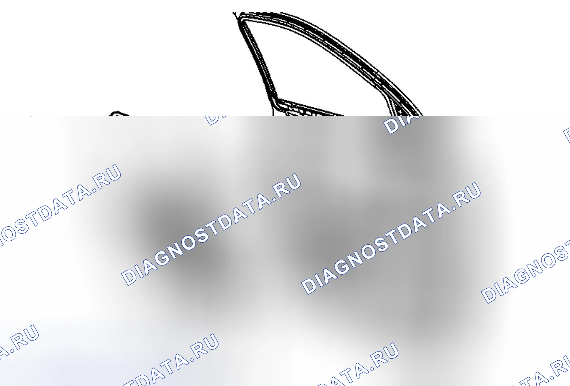 Рис. 43: Замена нижнего динамика передней боковой двери радиоприемника. Chevrolet Equinox II