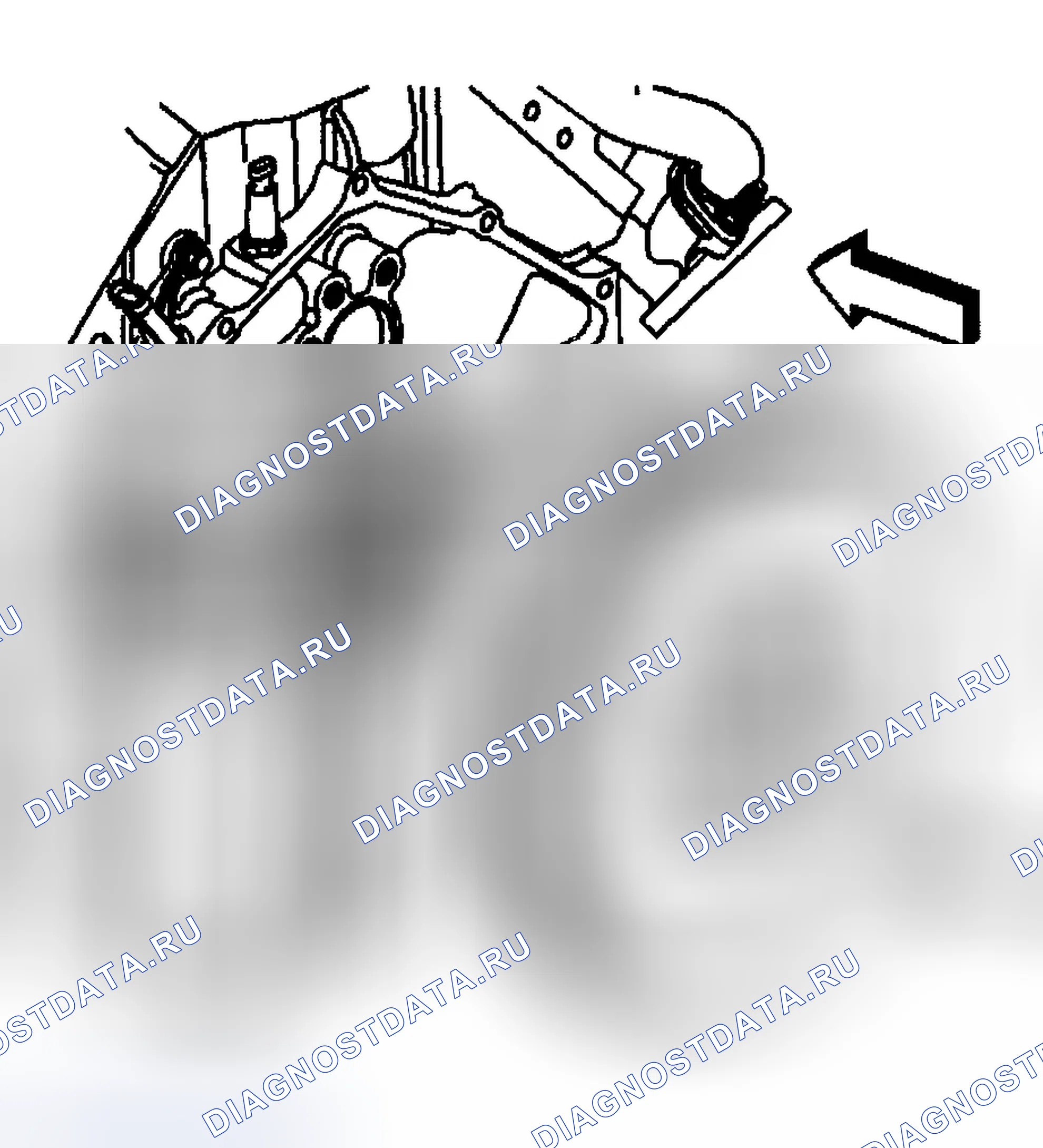 Рис. 1415: Установка маховика двигателя (C / K с M / T). Chevrolet Silverado 2500 