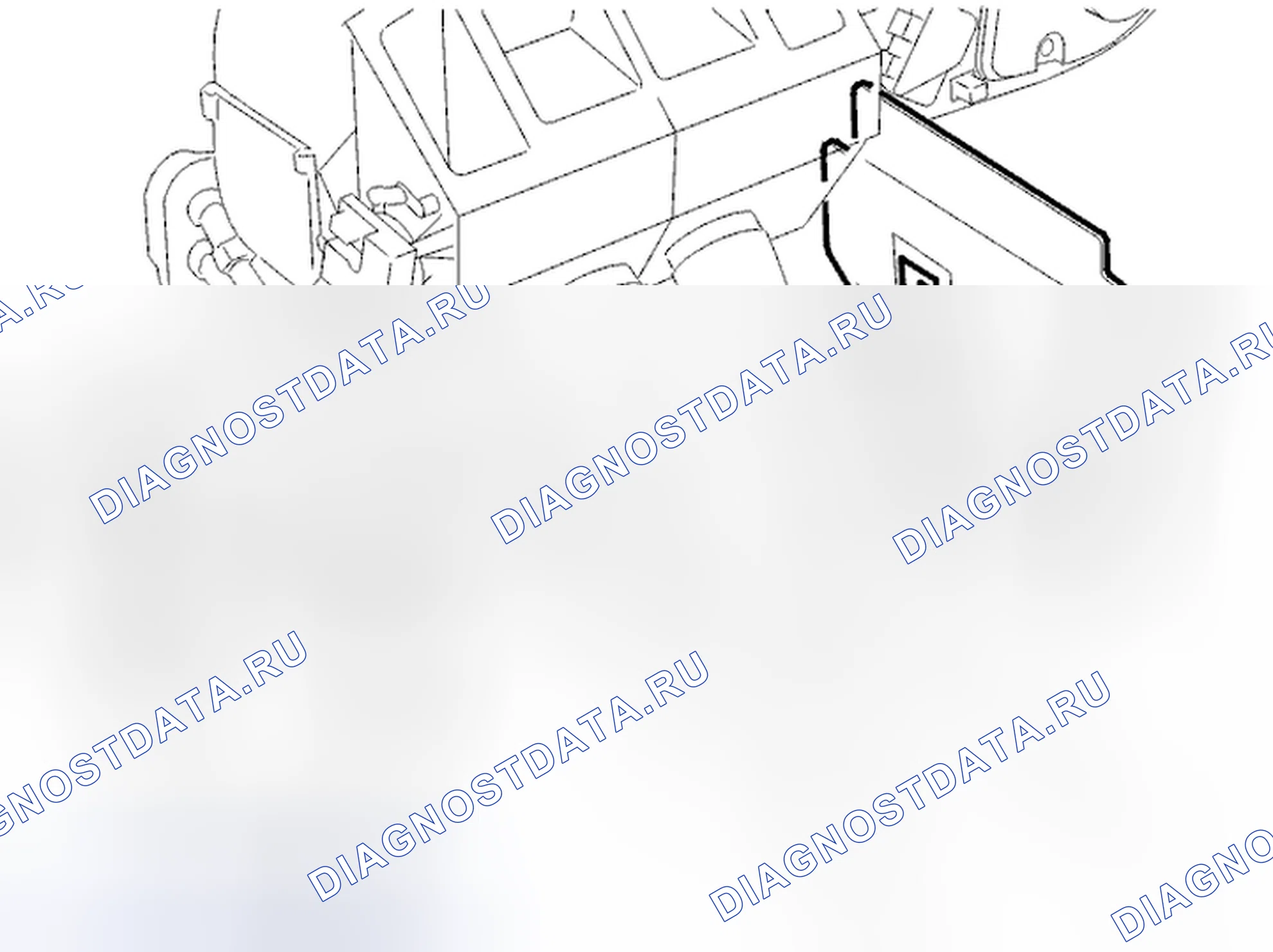 Рис. 58: Демонтаж модуля управления. Volvo C70 I