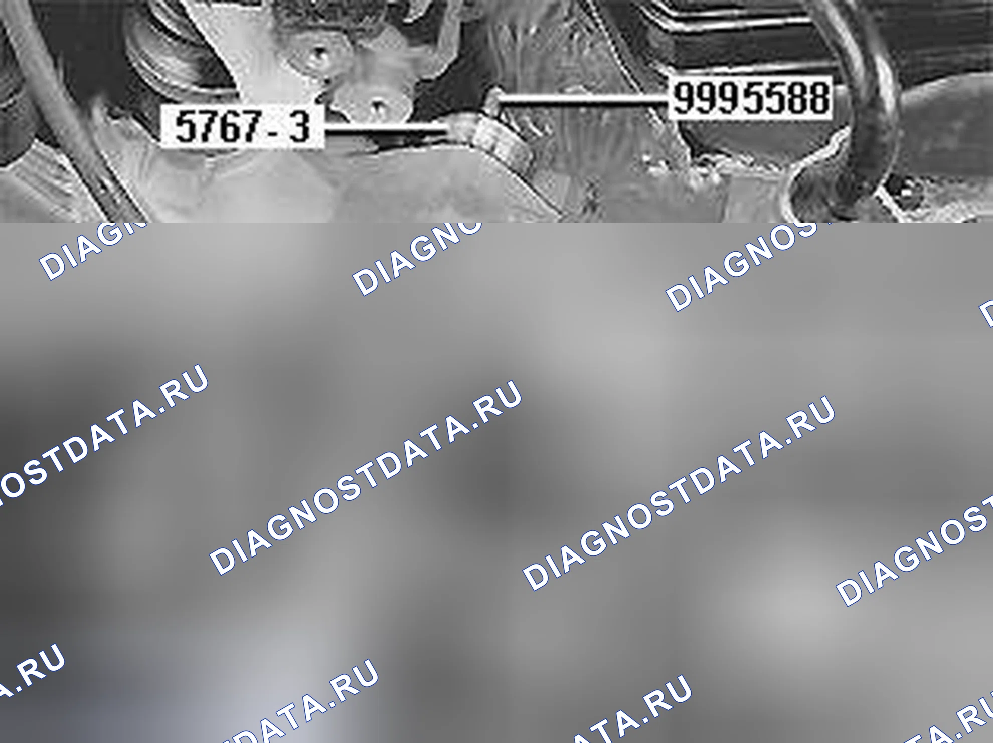 Рис. 270: Установка передней втулки в корпус бортового редуктора. Volvo V70 II
