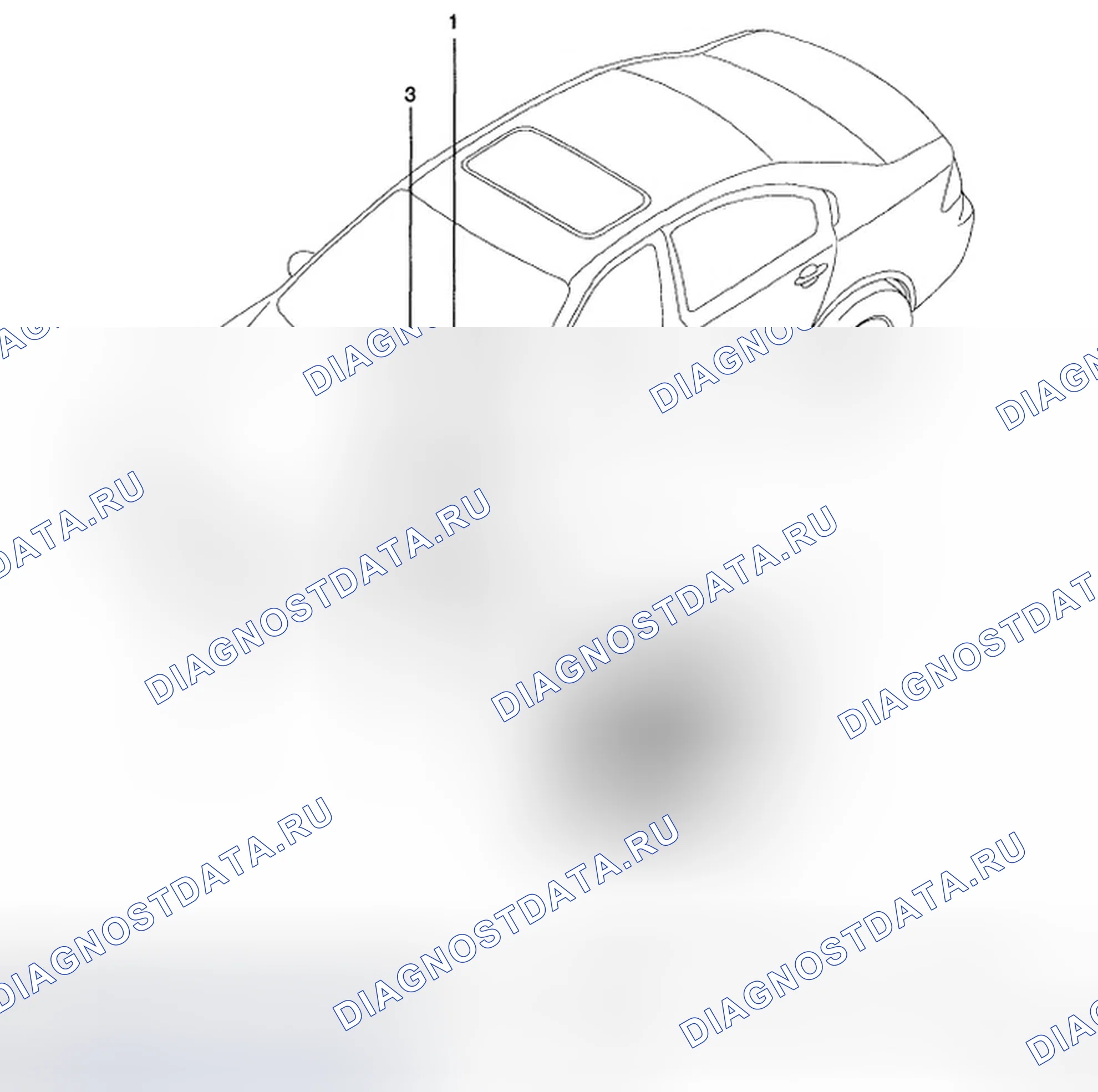 Рис. 1: РАСПОЛОЖЕНИЕ КОМПОНЕНТОВ. Hyundai Accent III