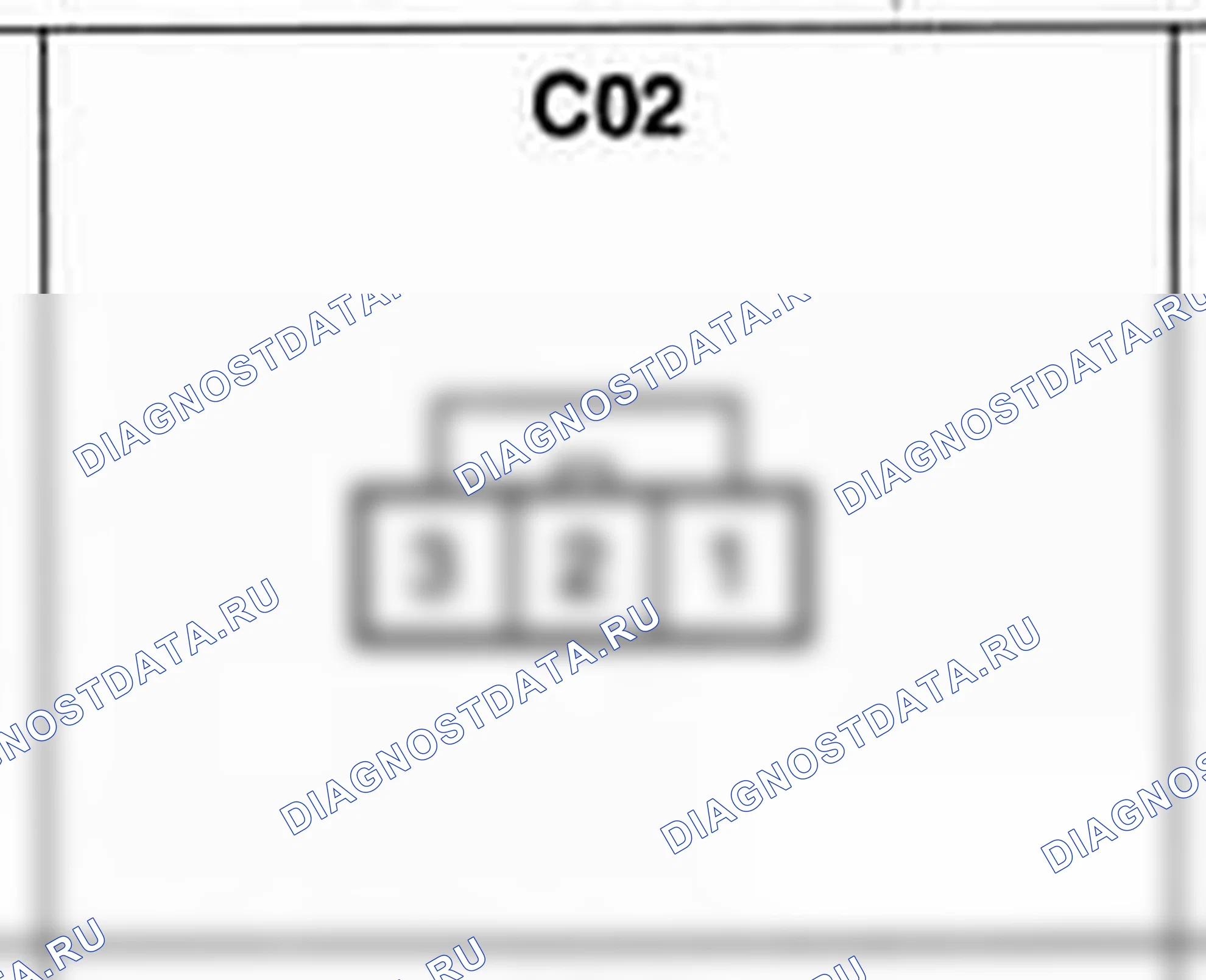 Распиновка разъёма C02 — жгута управления. Hyundai H-1 A1