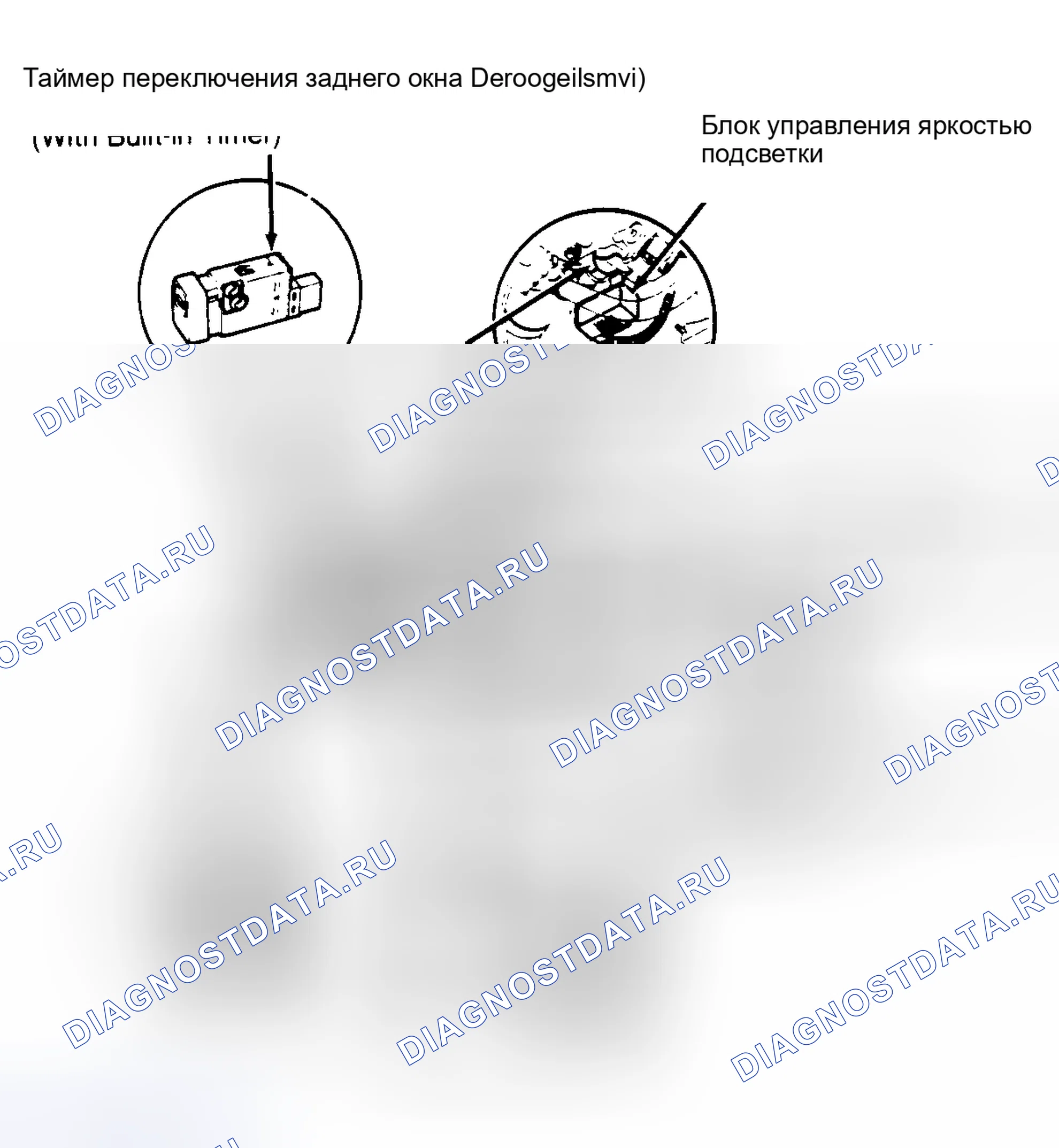 Рис. 3: Расположение компонентов (3 из 13). Honda Civic V