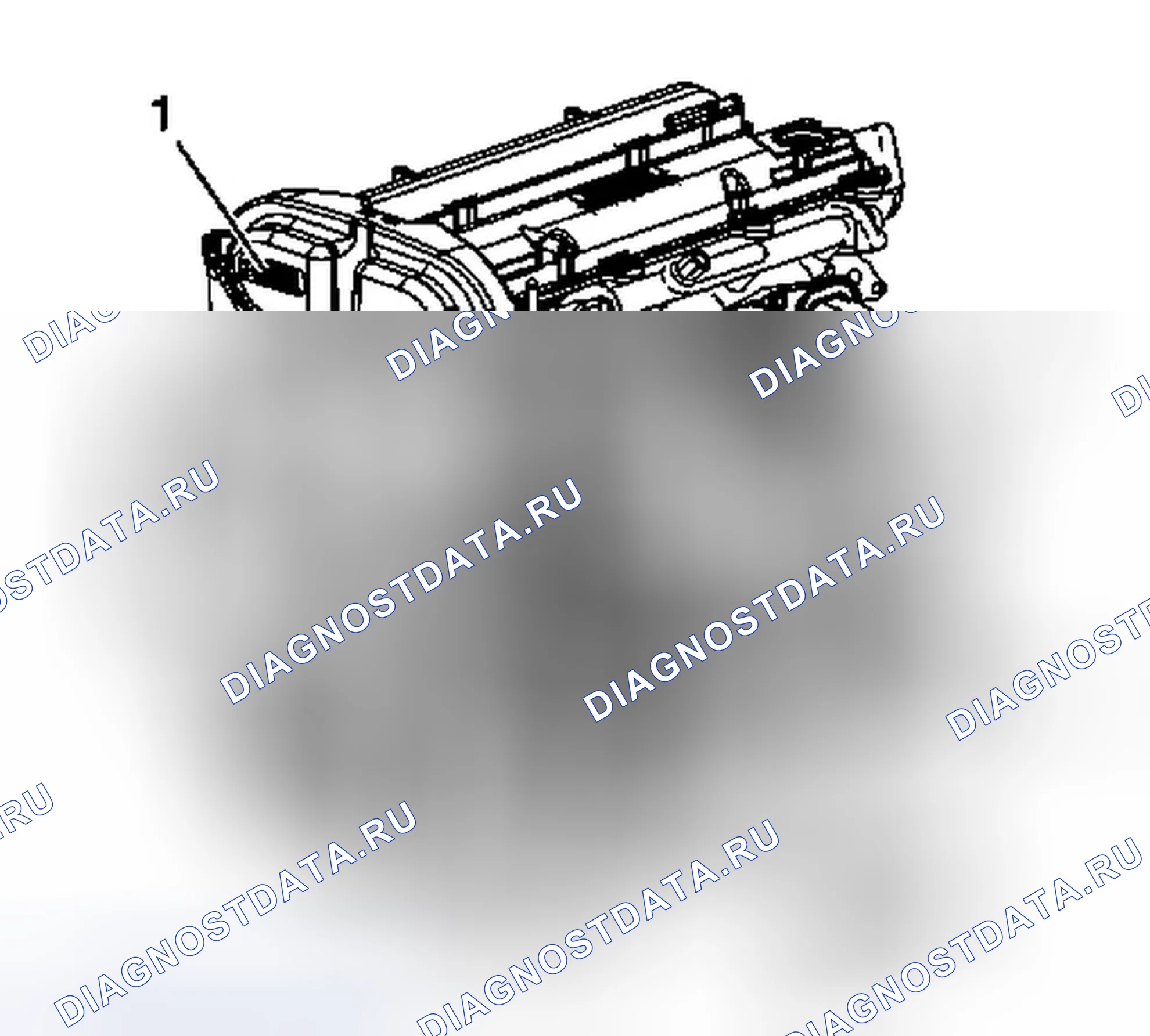 Рис. 27: Идентификация двигателя. Chevrolet Malibu VIII