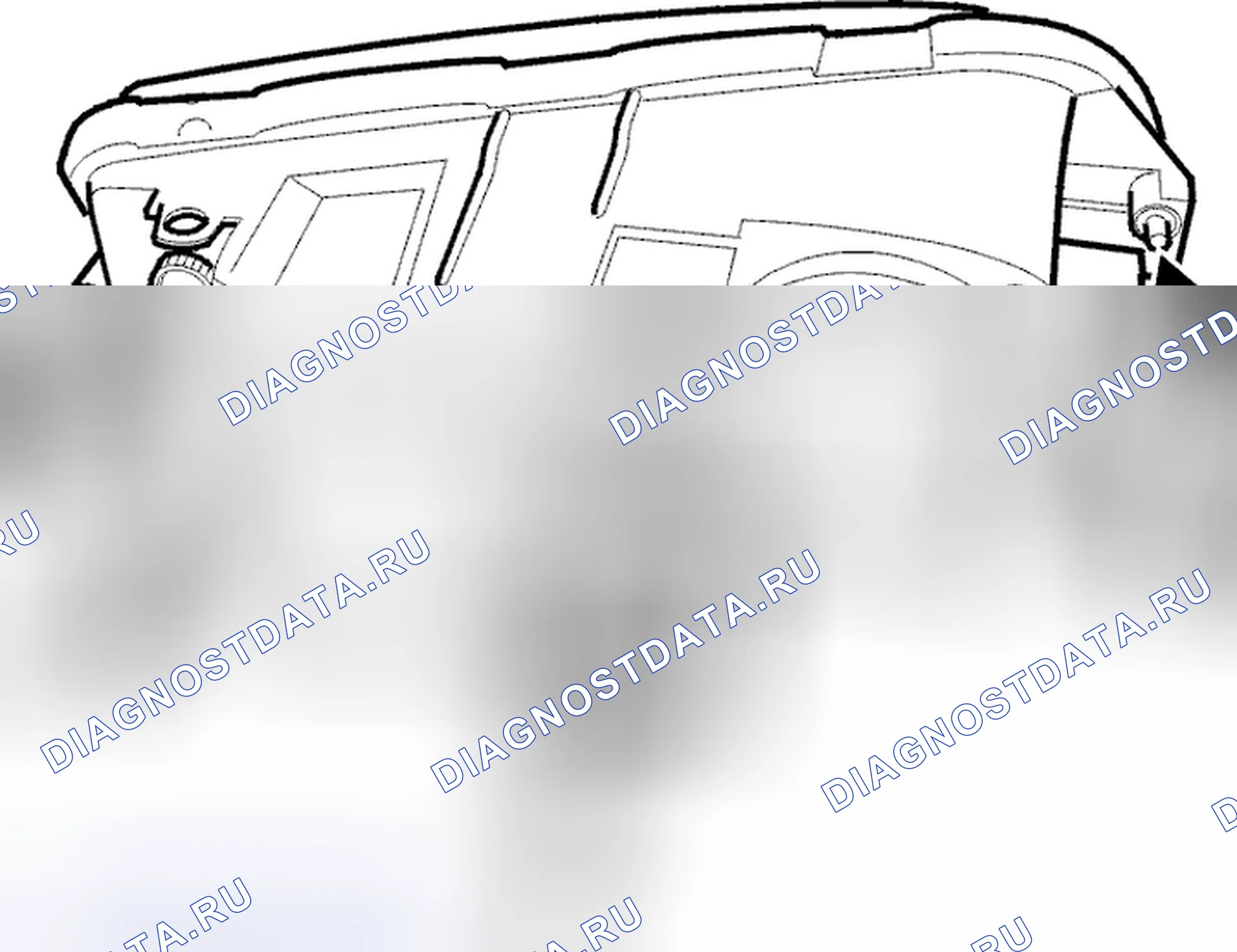 Рис. 26: Снятие фар. Volvo S40 I рестайлинг