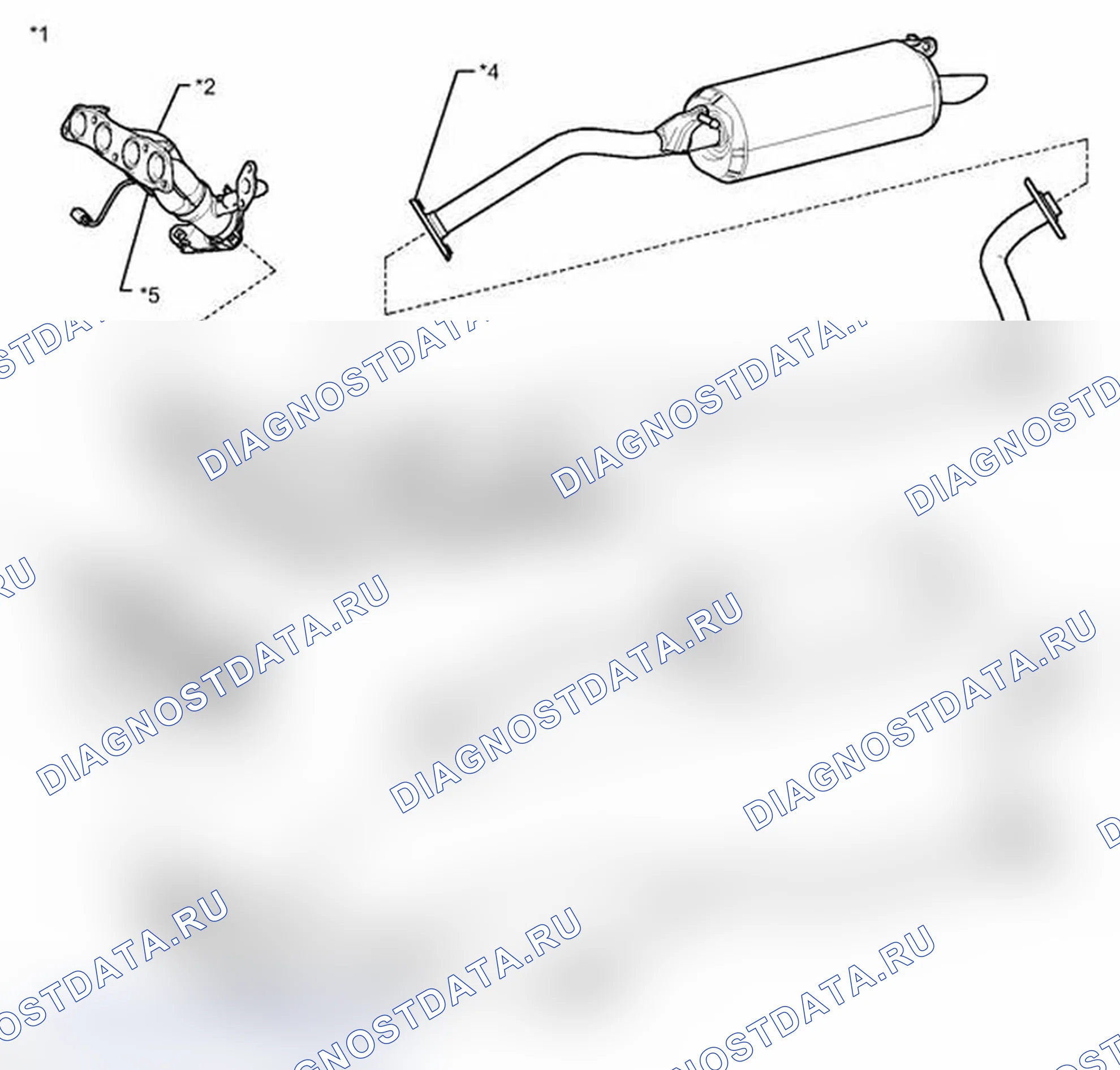 Рис. 327: РАСПОЛОЖЕНИЕ КАТАЛИЗАТОРА. Toyota Prius PHV pre-III