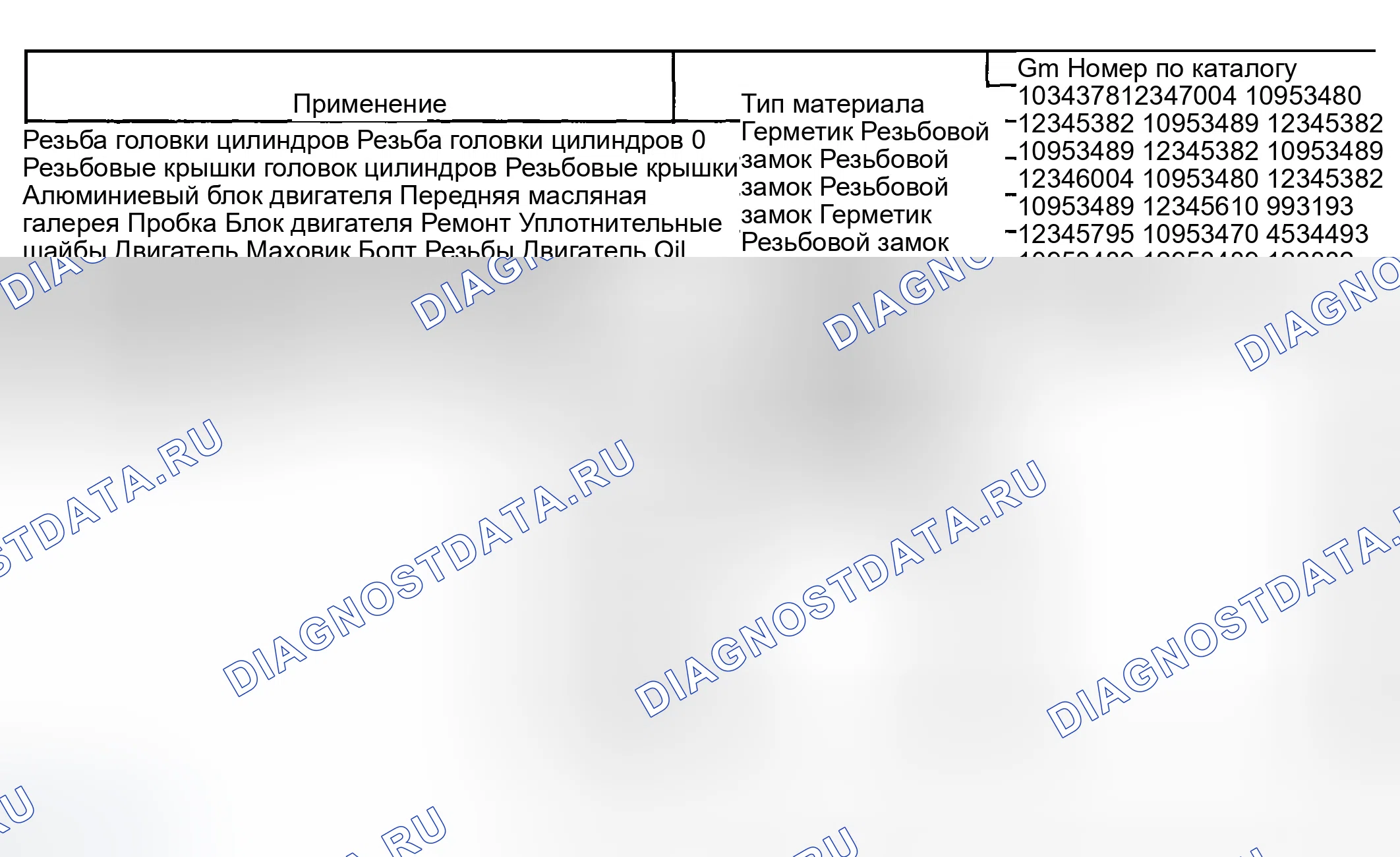Рис. 451: Герметики, клеи и смазочные материалы. GMC Sierra 2500 