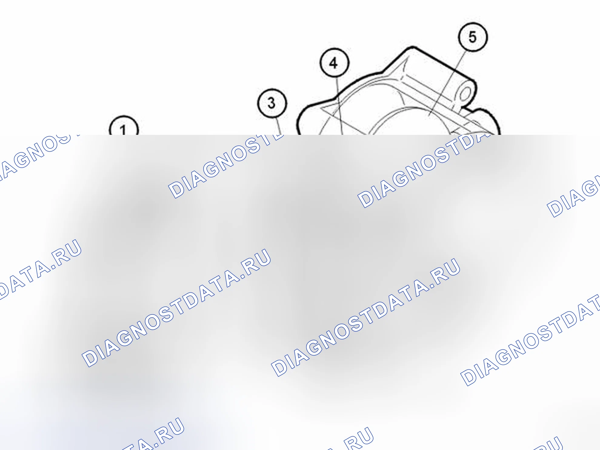 Рис. 112: Электронный дроссельный блок. Volvo S60 I