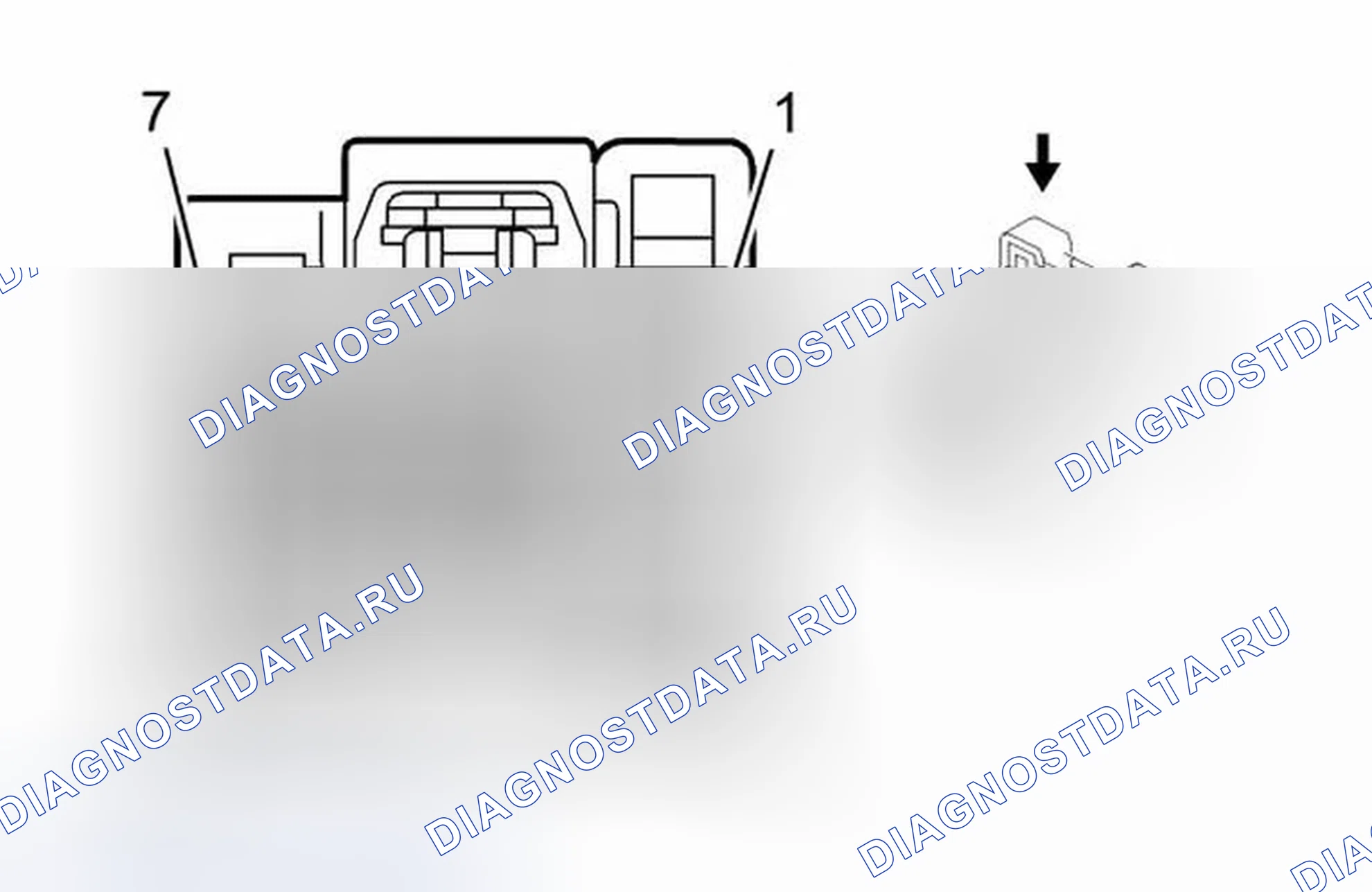 Рис. 380: Радио Х1. Chevrolet Traverse I