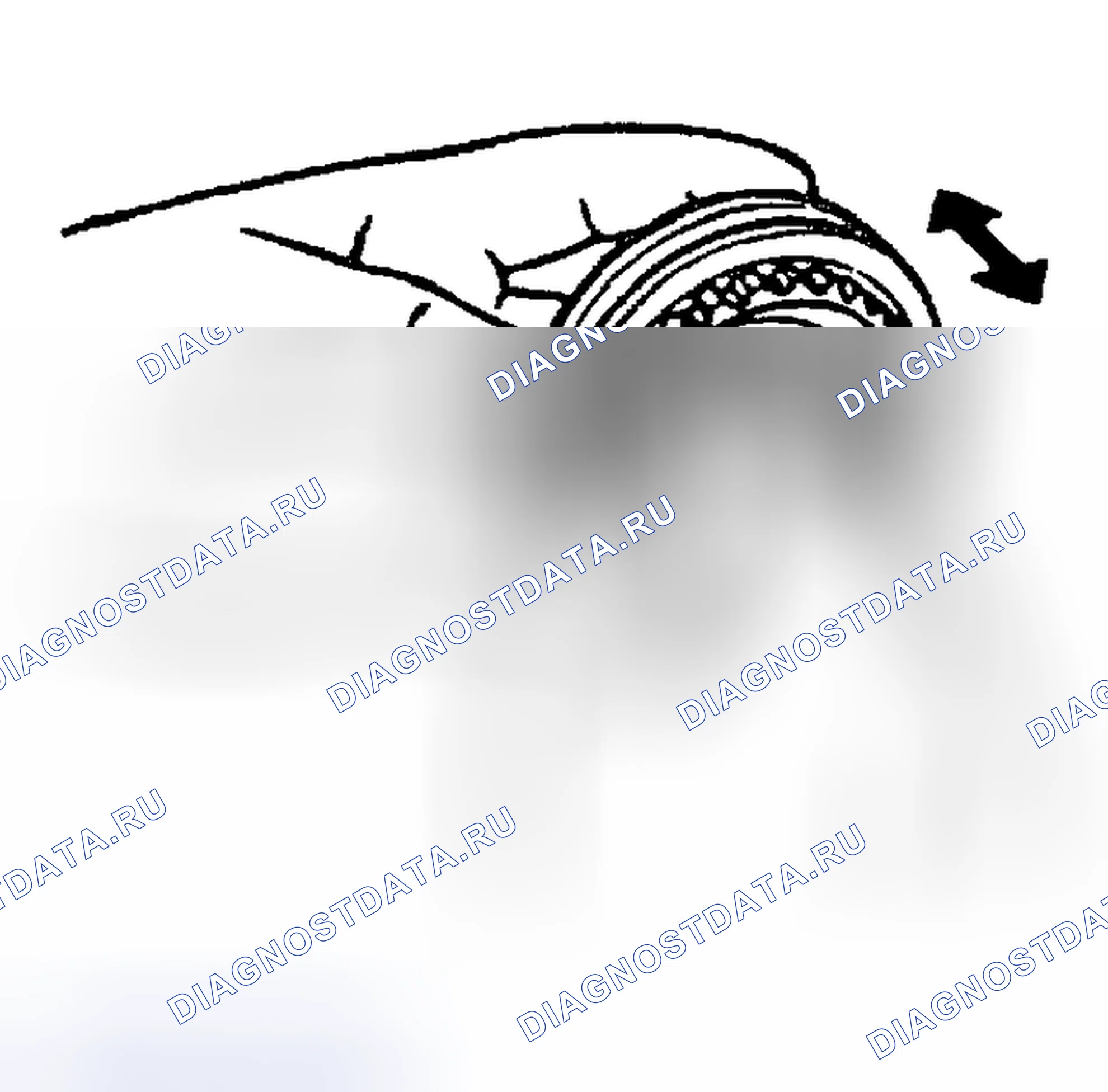 Рис. 46: СТУПИЦА СЦЕПЛЕНИЯ В СБОРЕ. Geely Xingyue L I