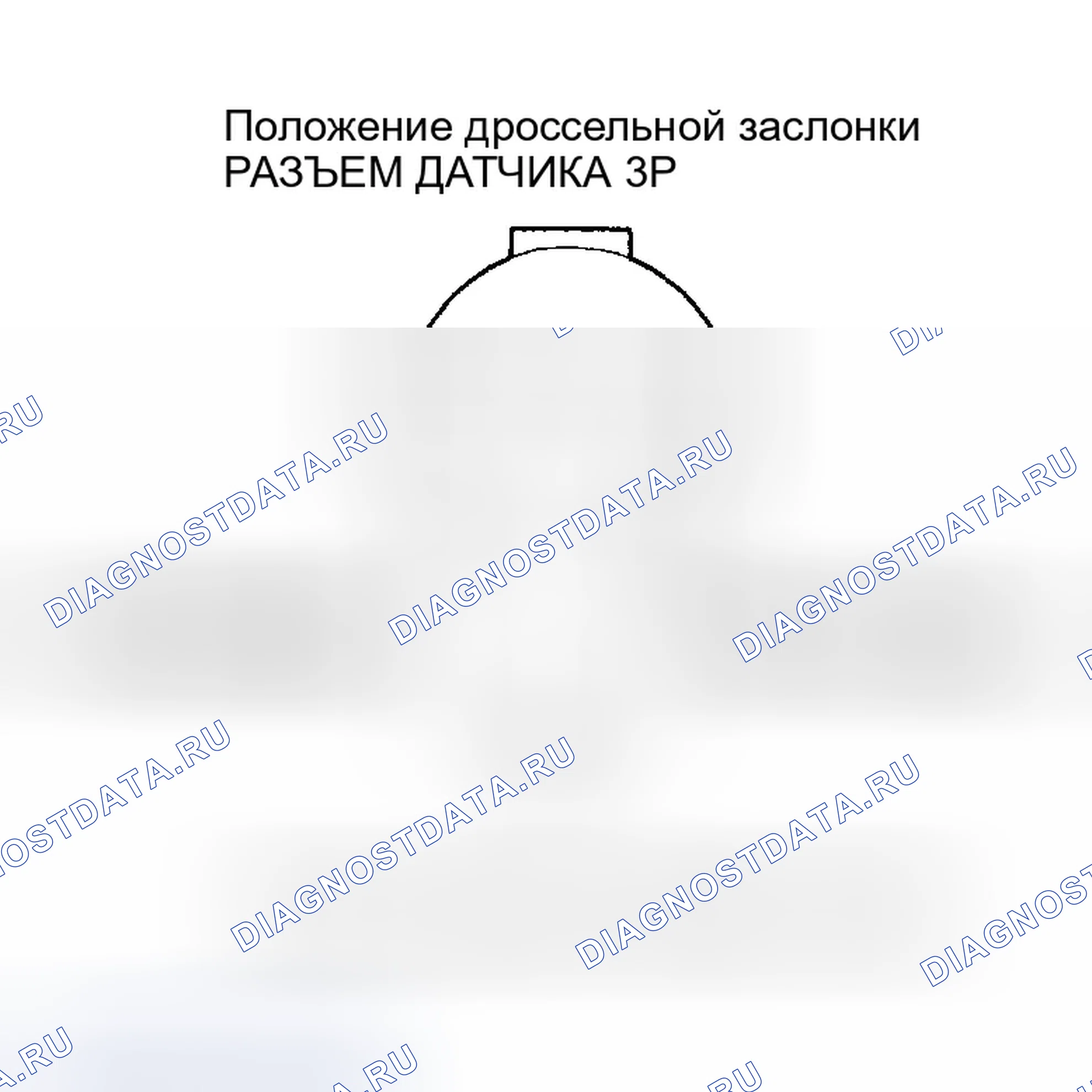 Рис. 179: расшифровка кода ошибки P0122 - ' 01 Модель: Схема датчика Tp низкого напряжения. Honda Odyssey II