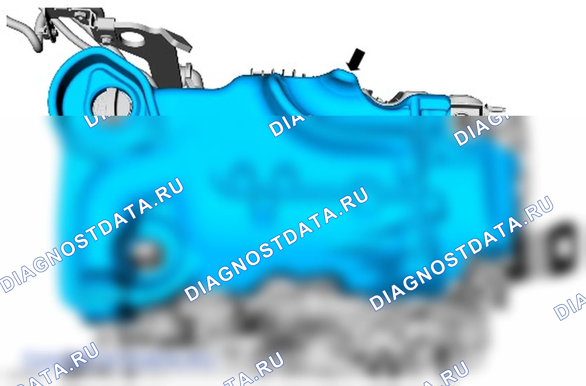 Как снять присоединяемые детали двигателя. Ford Transit VIII