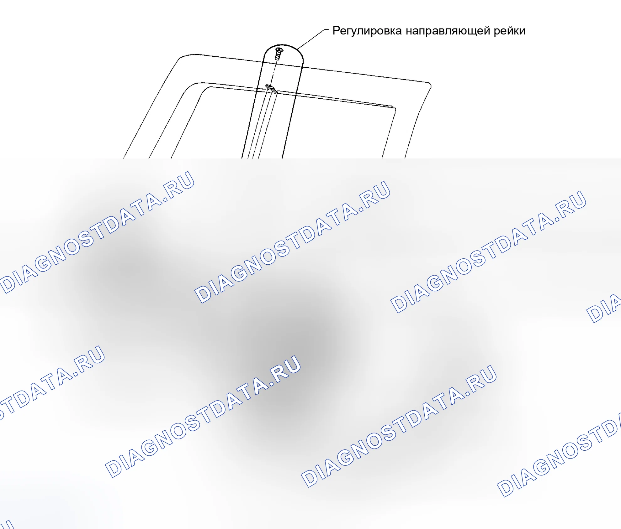 Рис. 10: КОМПОНЕНТЫ ЗАДНЕЙ ДВЕРИ. Nissan Pathfinder I