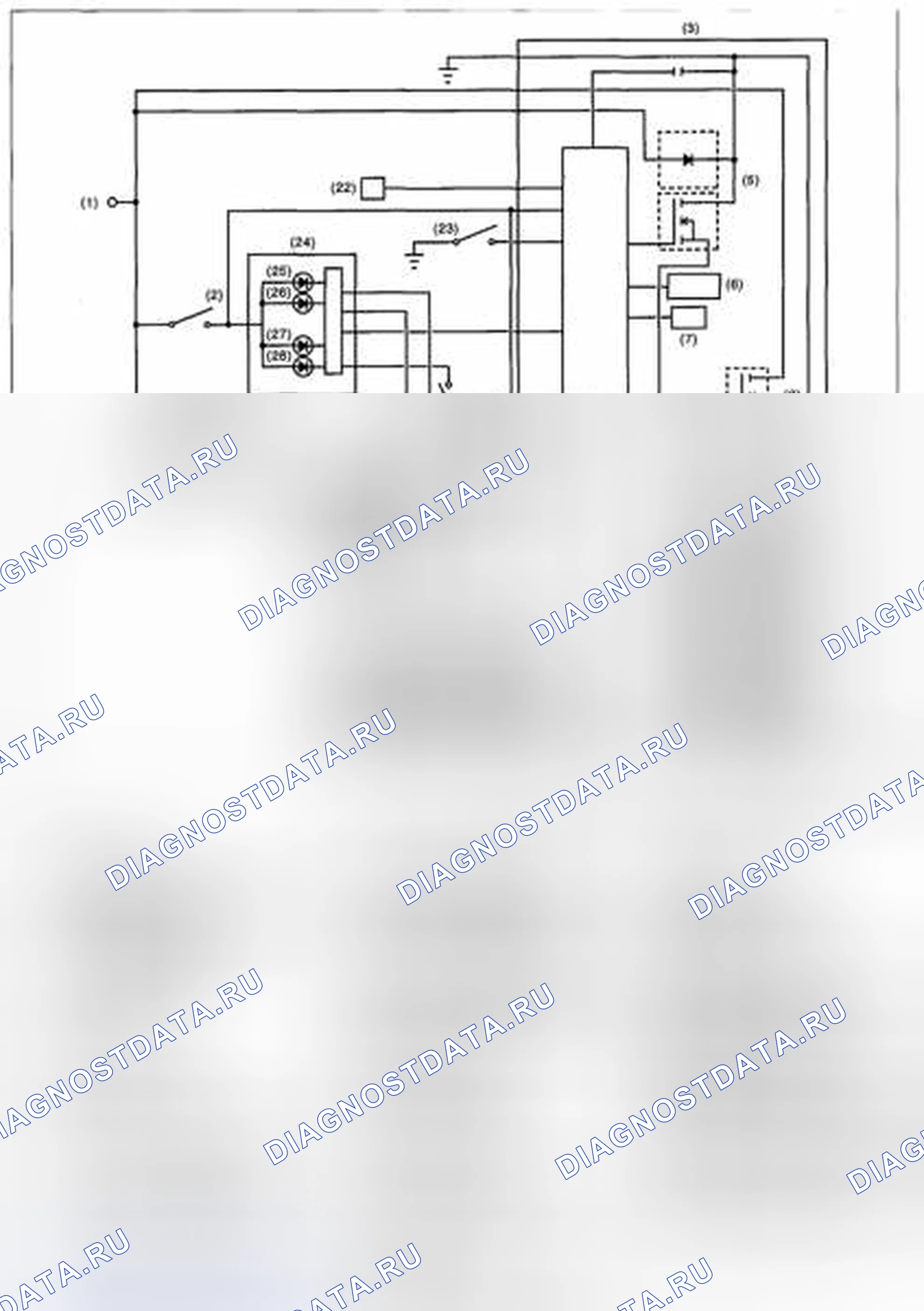 Рис. 20: электросхема. Subaru Legacy BM/BR