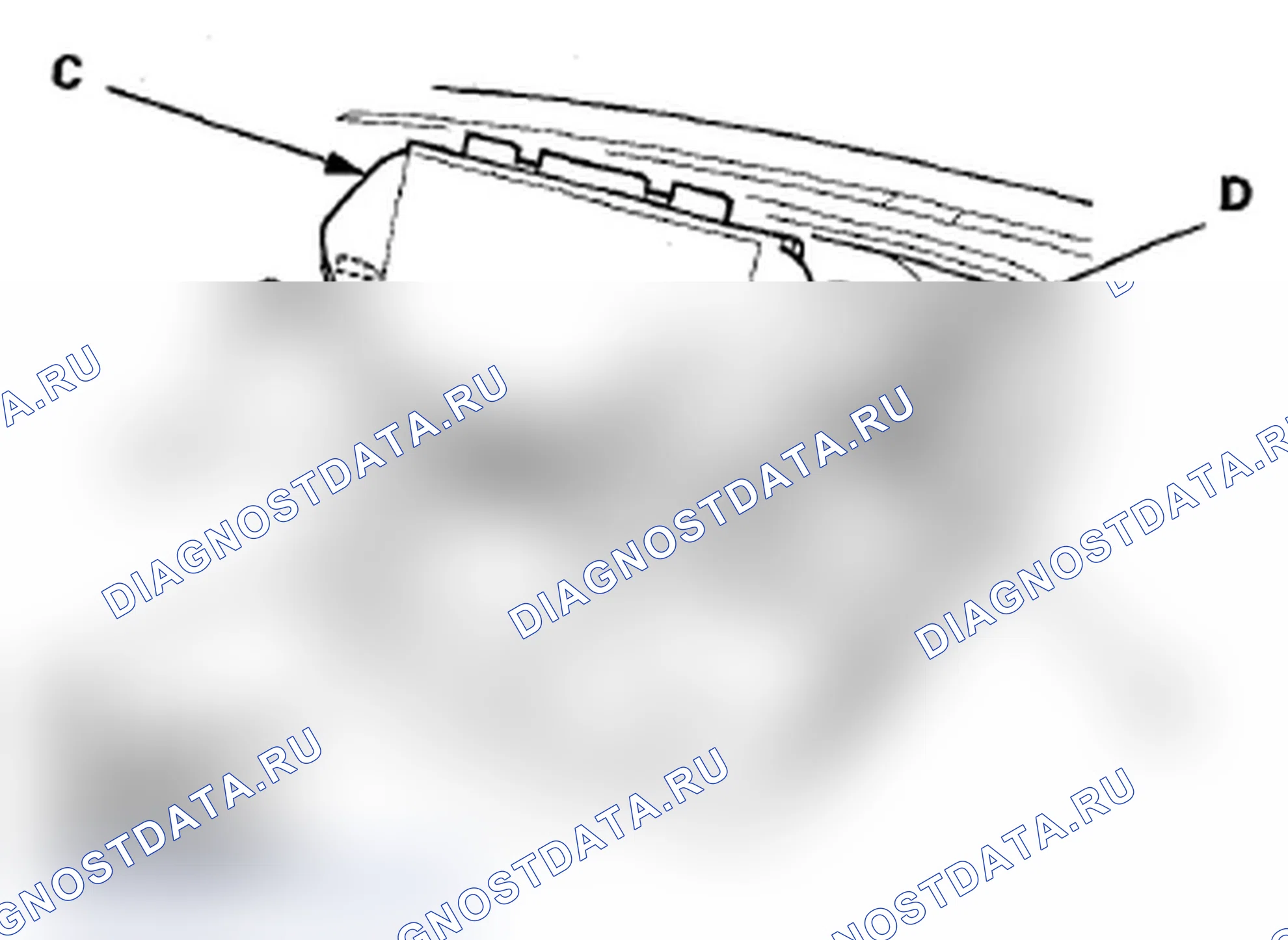 Рис. 534: Демонтаж/монтаж навигационного дисплейного блока. Acura MDX II рестайлинг