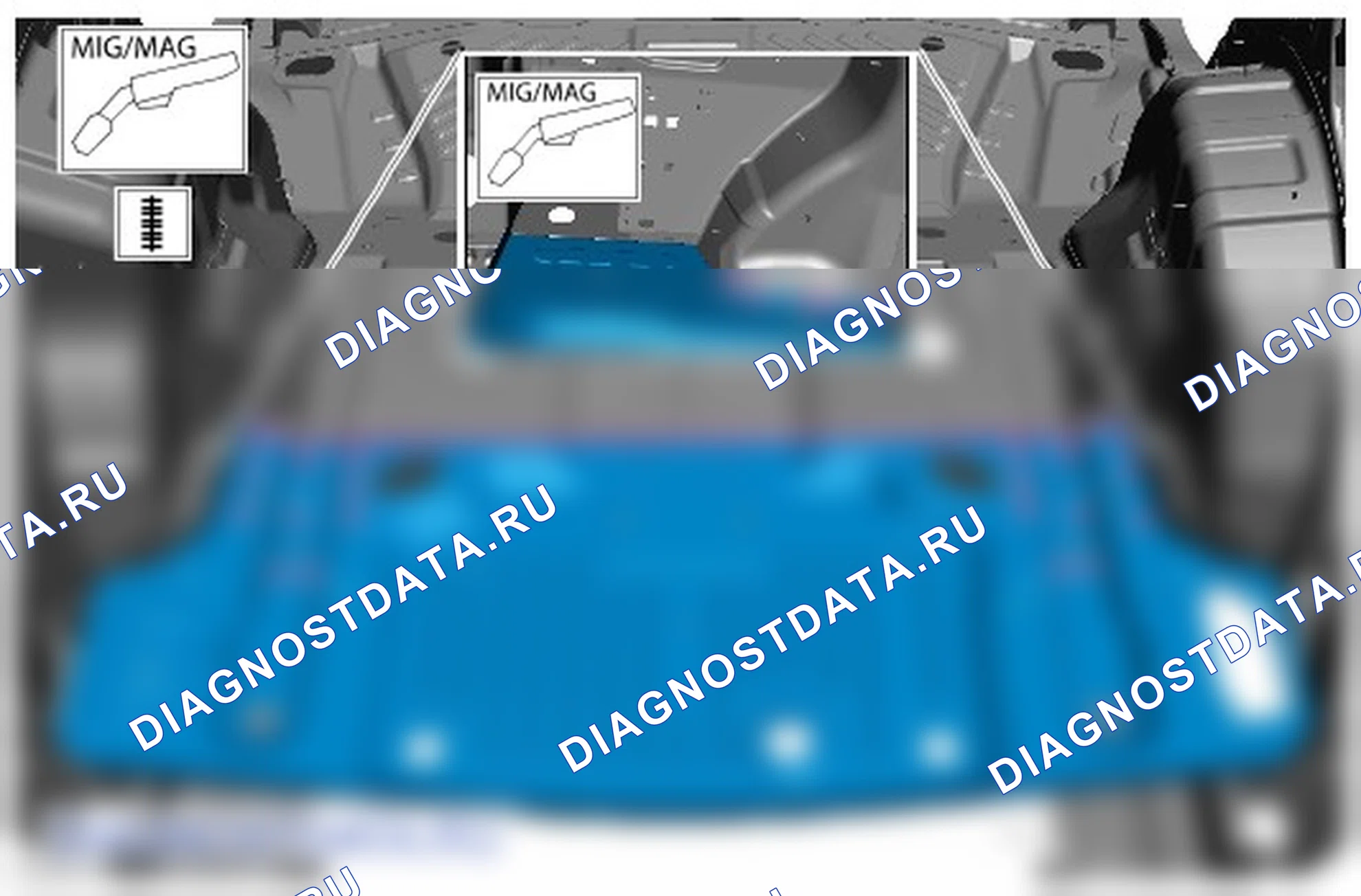 Как снять и установить заднюю панель пола. Ford S-MAX II
