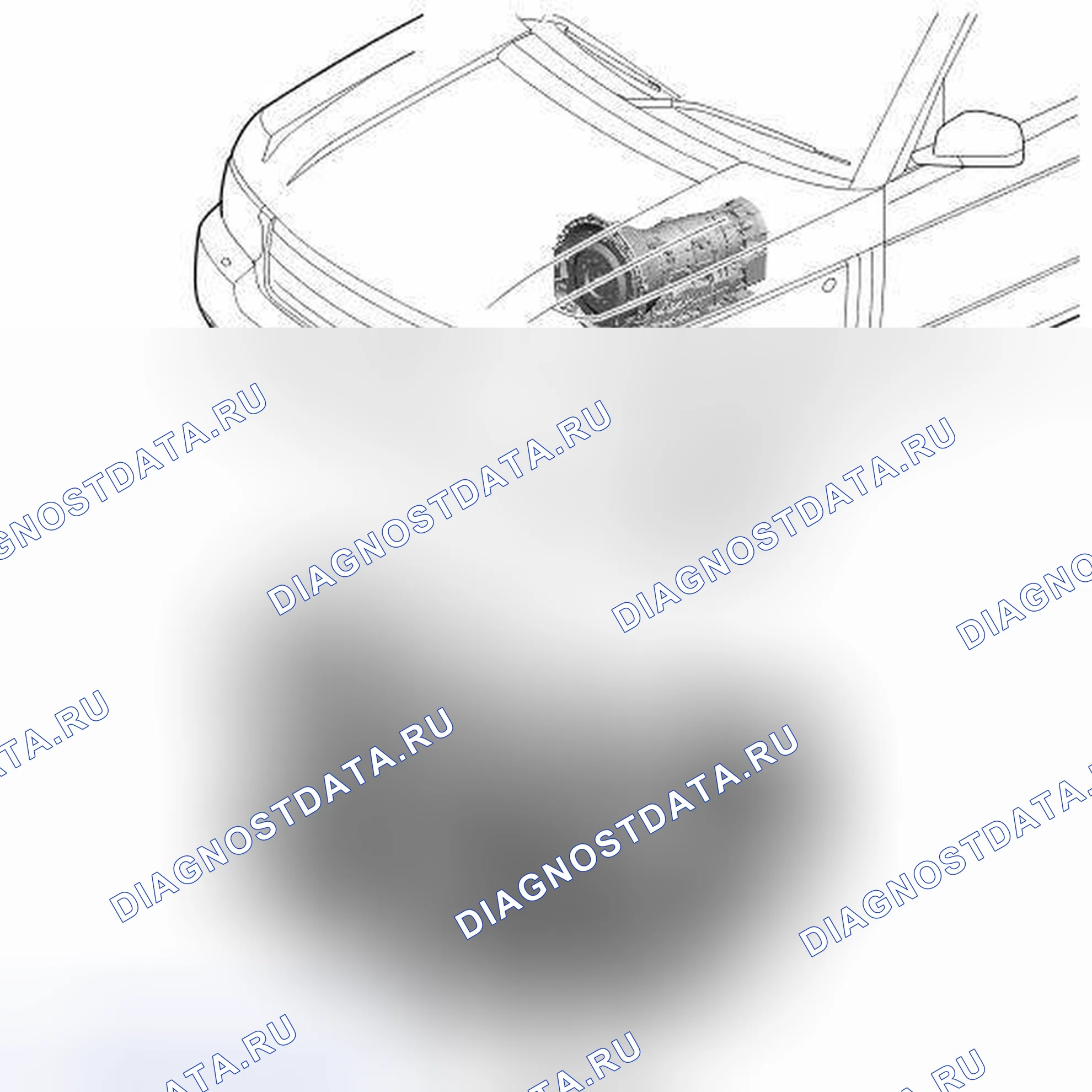 Рис. 1: РАСПОЛОЖЕНИЕ КОМПОНЕНТОВ. Land Rover Range Rover III рестайлинг 2