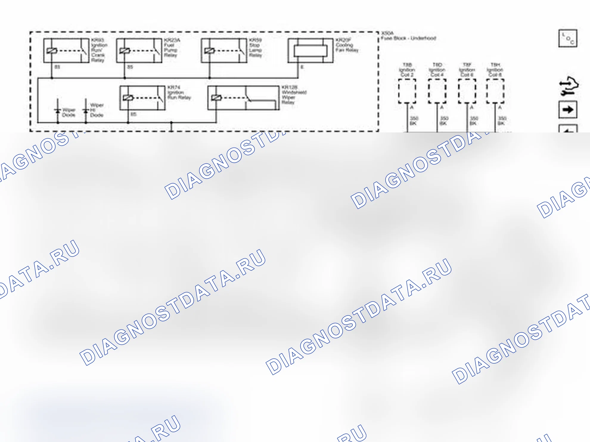Рис. 181: Схема G102, G110 и G120 проводки. Chevrolet Express G1500 