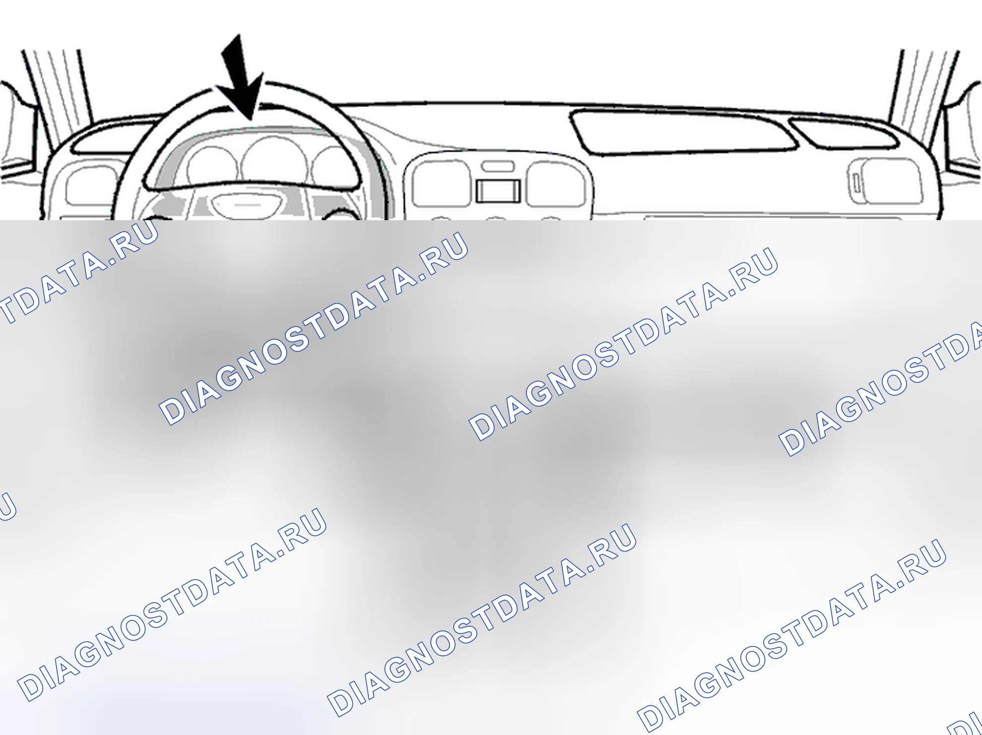 Рис. 52: Удаление панелей под приборной панелью. Volvo S40 I рестайлинг