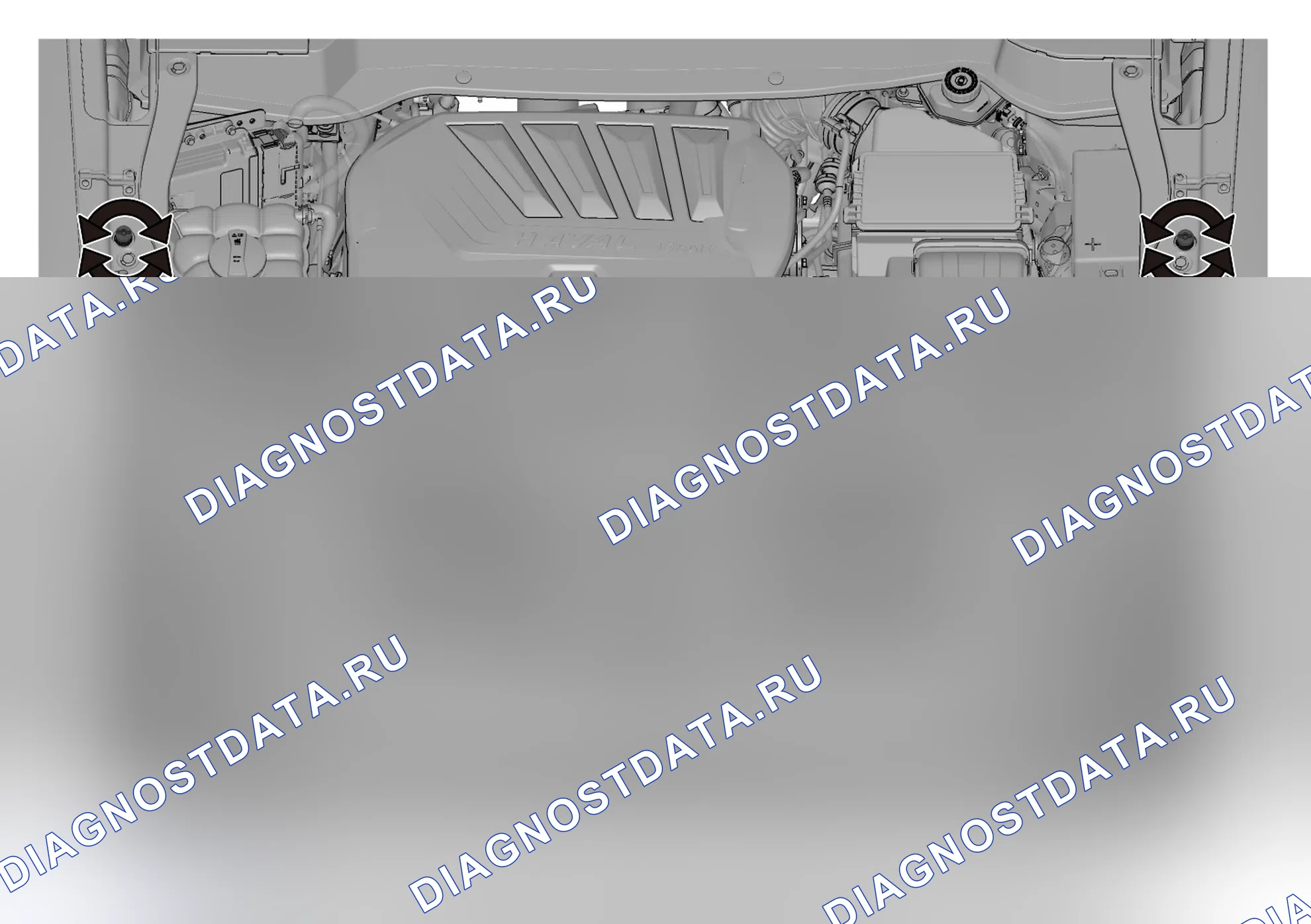 Как отрегулировать капот — Haval F7. Haval F7 I
