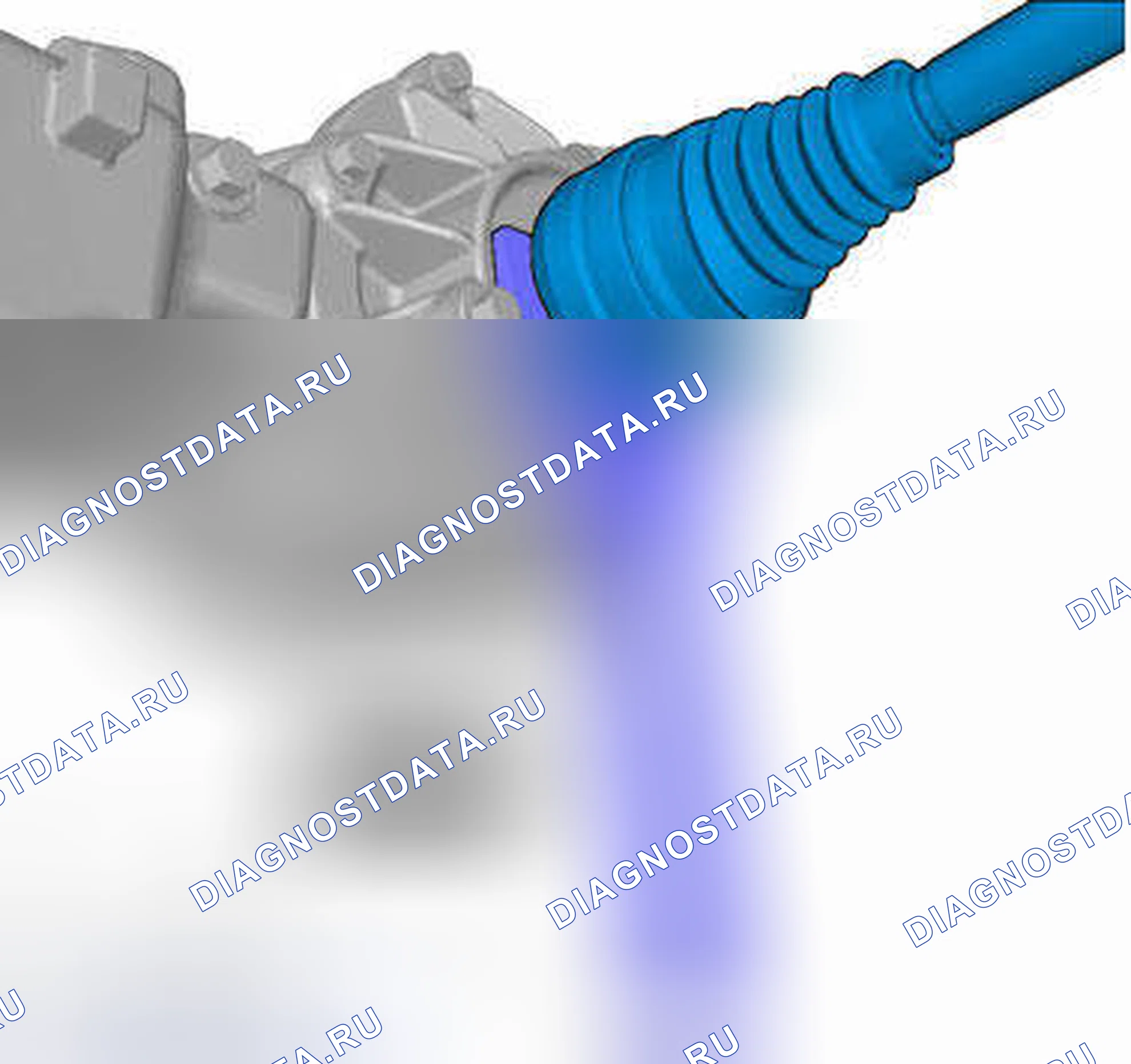 Рис. 63: КОЖУХ ВАЛА. Volvo S40 II рестайлинг