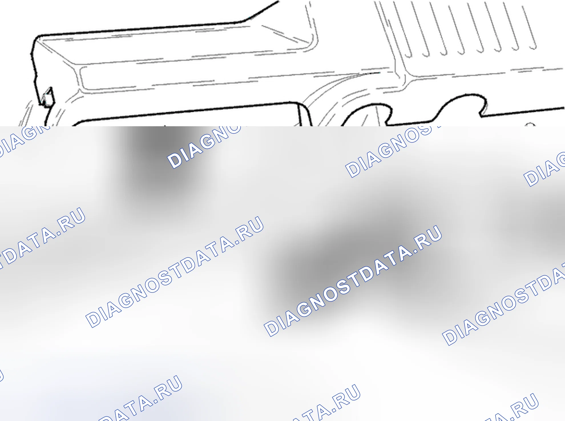 Рис. 55: Снятие крышки, крепление и разъемы. Volvo S40 I рестайлинг