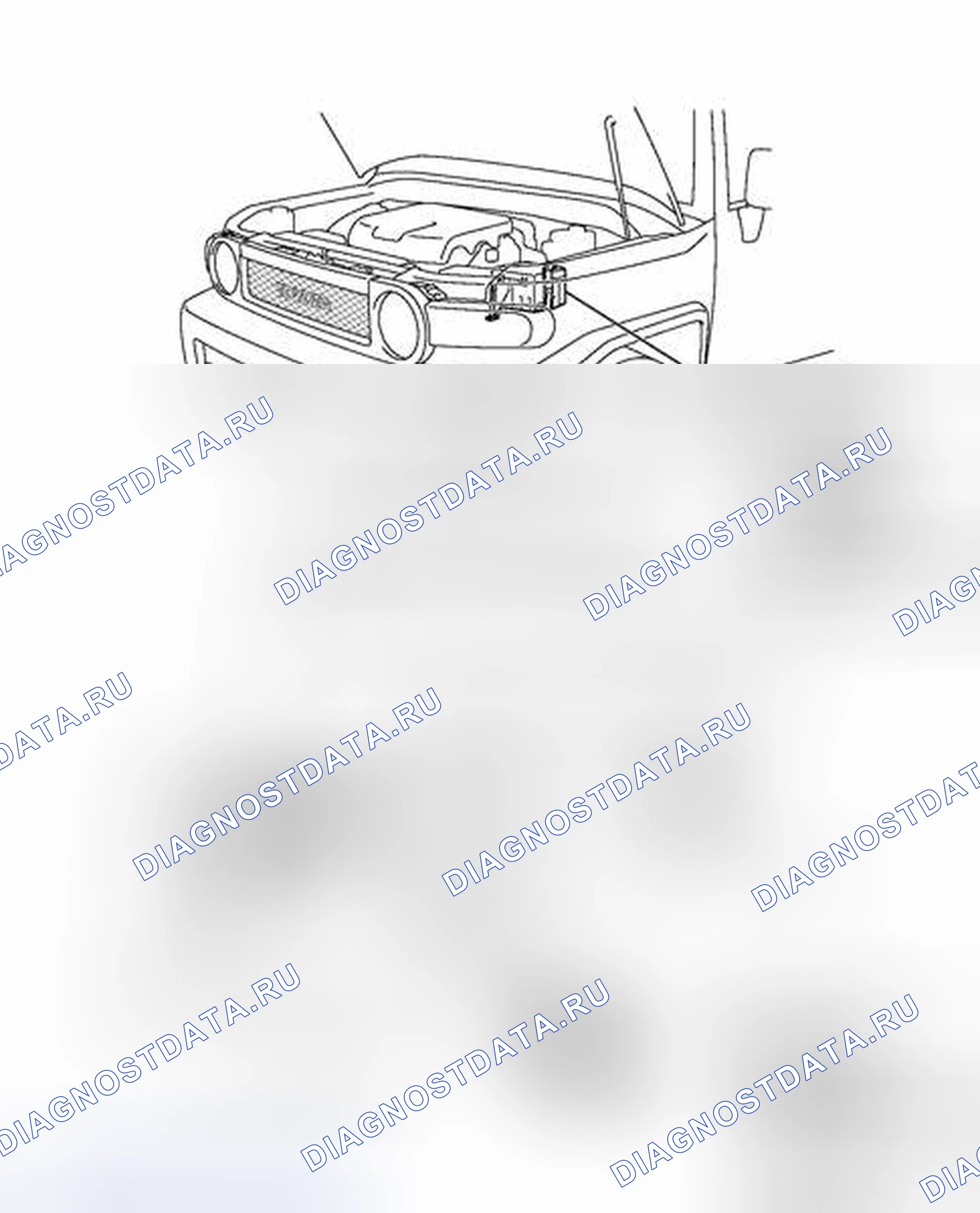 Рис. 644: ИЛЛЮСТРАЦИЯ. Toyota FJ Cruiser I