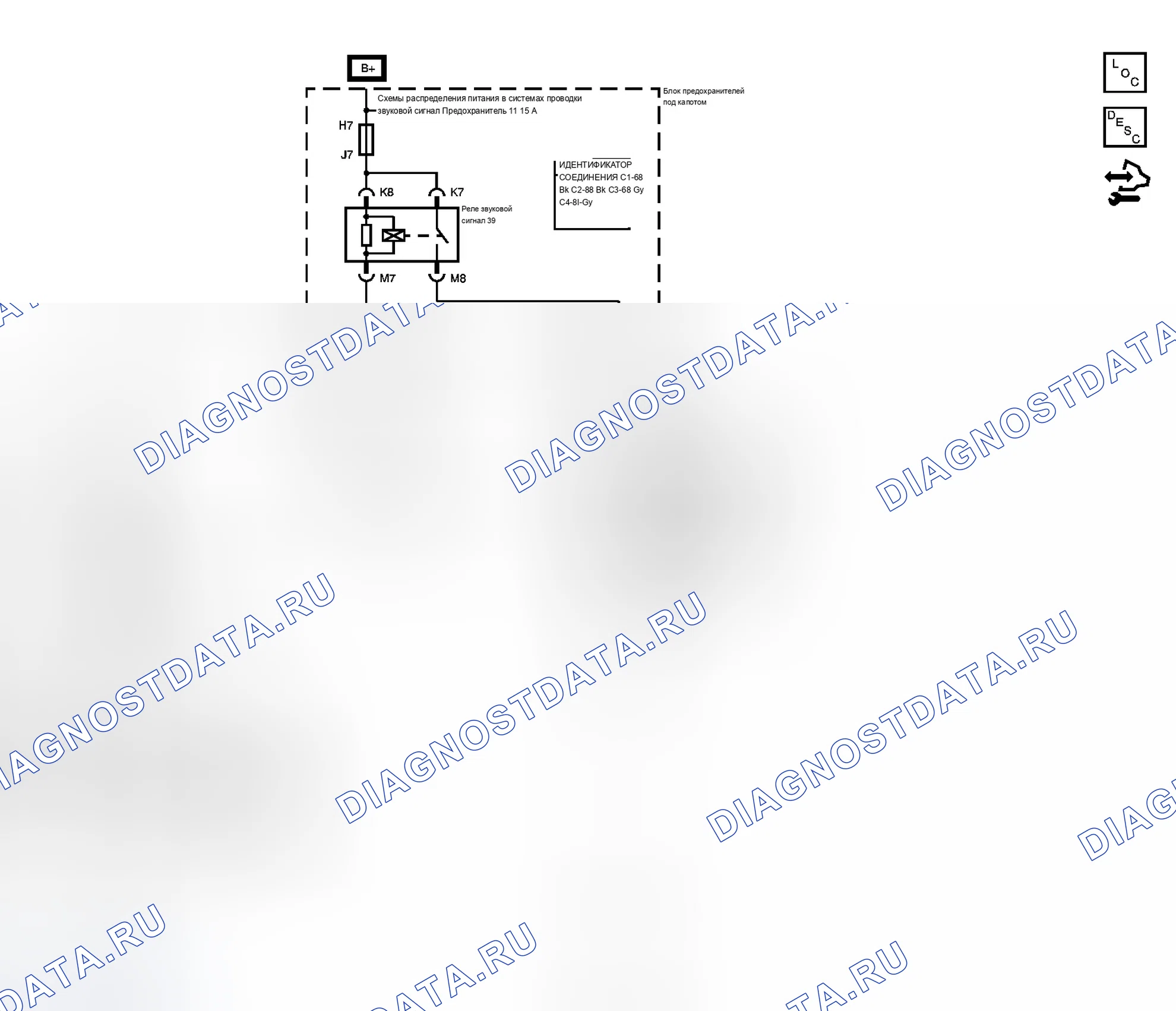 Рис. 1: Схема рогов. Buick LaCrosse I