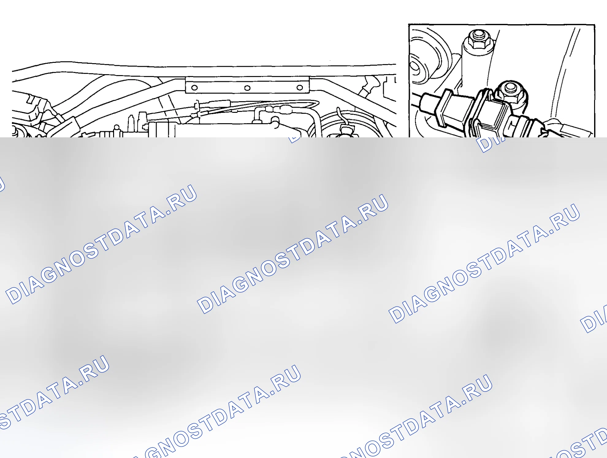 Рис. 153: Датчики детонации. Kia Picanto I