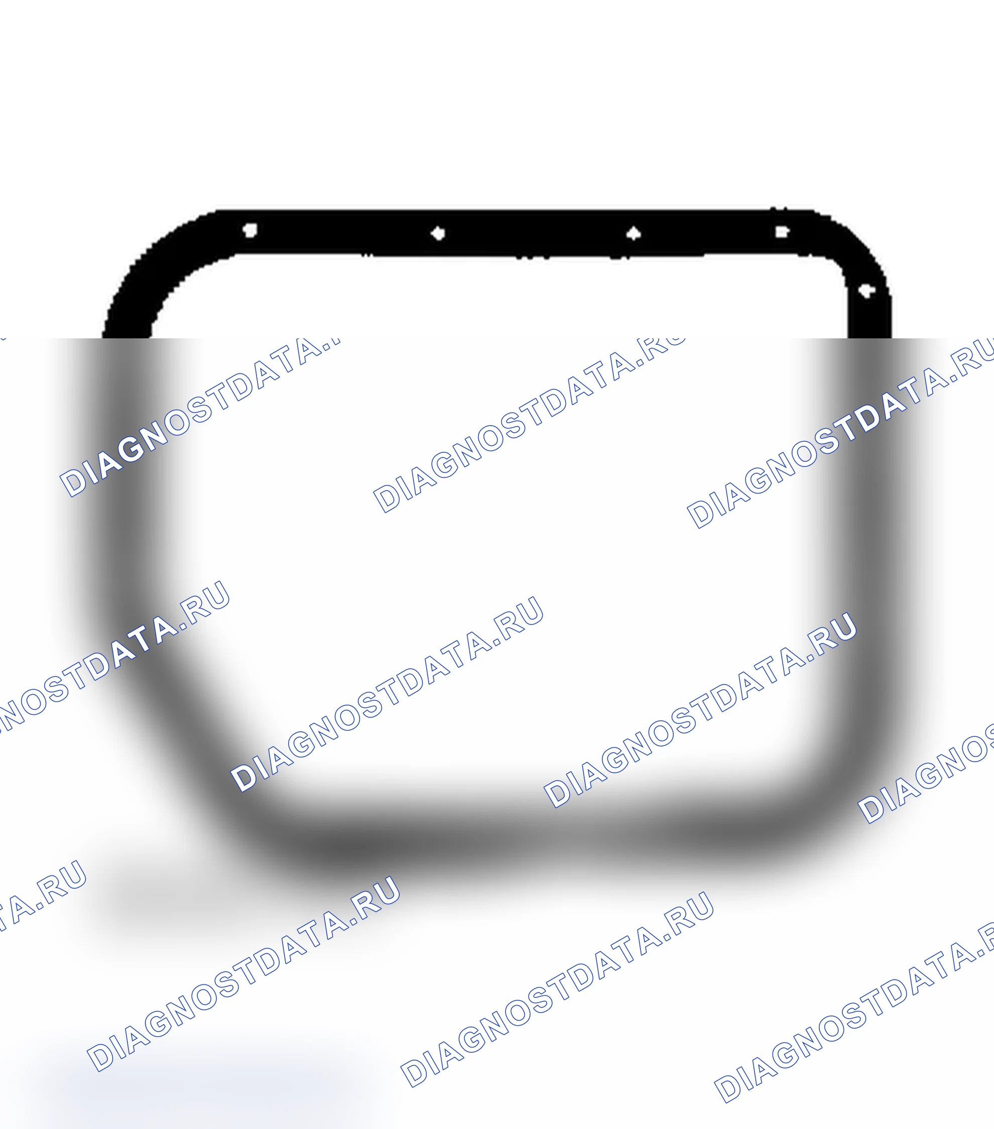 Рис. 2: Маркировка прокладки масляного поддона 30RH, 32RH и 42RE / Rh. Jeep Grand Cherokee ZJ