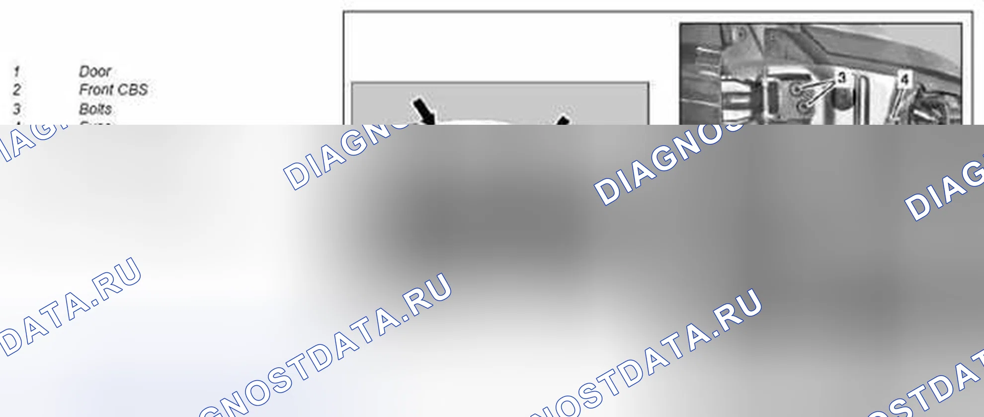 Рис. 786: Снять / установить переднюю дверцу - AR72.10-P-0500MCC. Kia Soul I