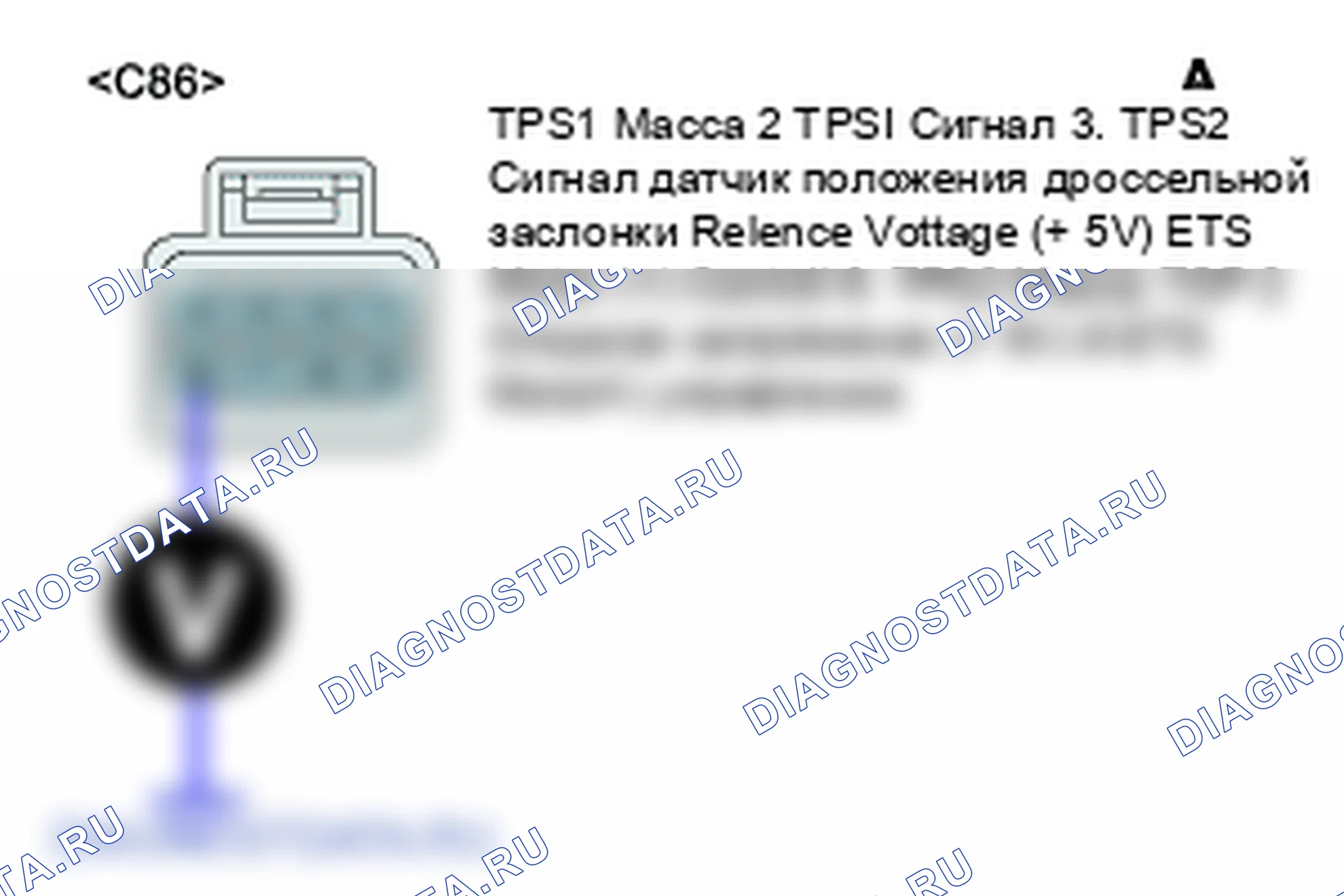 P0223: высокий уровень сигнала датчика положения дроссельной заслонки/педали/переключателя цепи " B. Hyundai Santa Fe CM