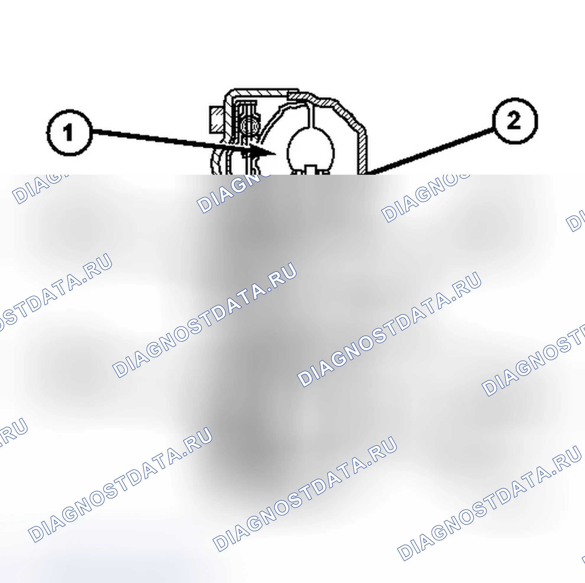 Рис. 358: ТОЧКИ УТЕЧКИ ГИДРОТРАНСФОРМАТОРА. Dodge Dakota III