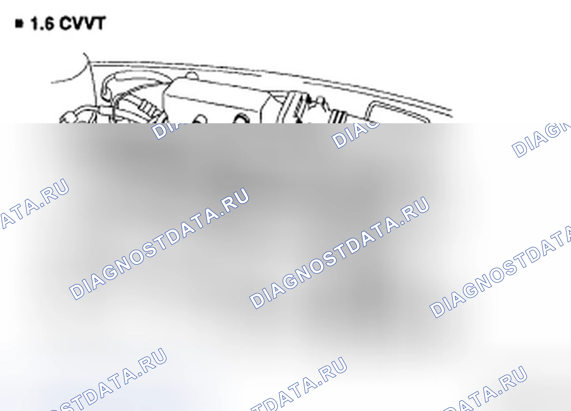 Рис. 1: КОНТРОЛЬ ДАВЛЕНИЯ СЖАТИЯ. Hyundai Accent III