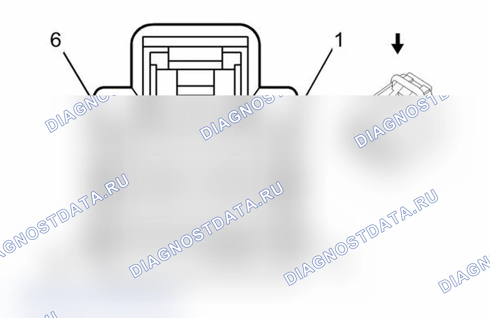 Рис. 7: Многофункциональный переключатель I/P в сборе. Chevrolet Silverado 2500 HD 