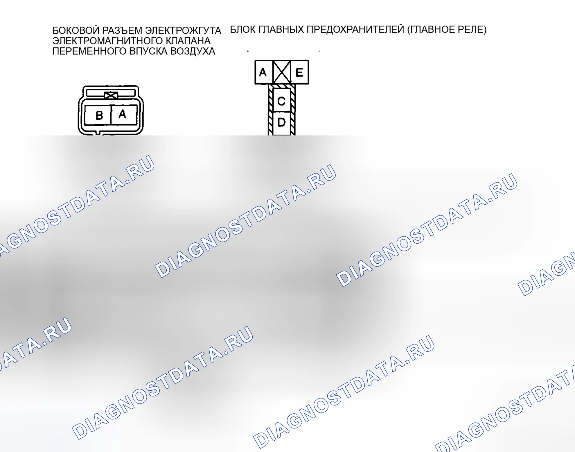Рис. 145: Проверка обрыва / короткого замыкания цепи. Mazda 5 I
