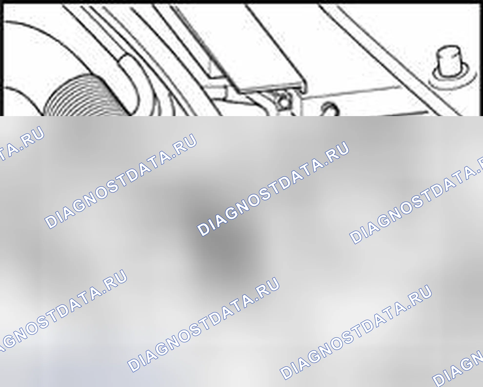 Рис. 29: Kickdown выключатель -f8- для автомобилей без EPC. Volkswagen Passat B5 рестайлинг