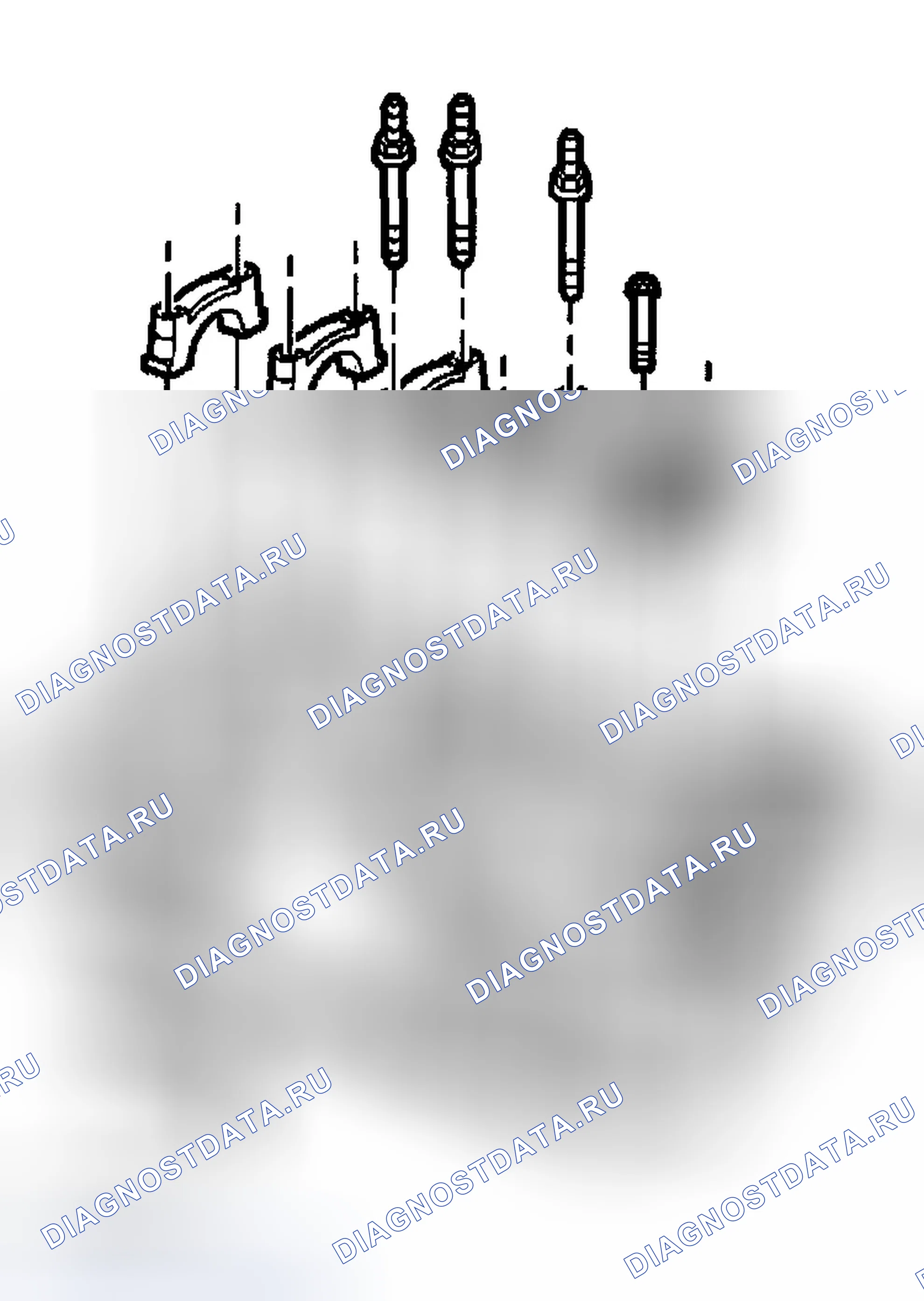Рис. 80: Измерение зазоров подшипников шатуна - метод J 43690. Chevrolet Chevy Express H2500 