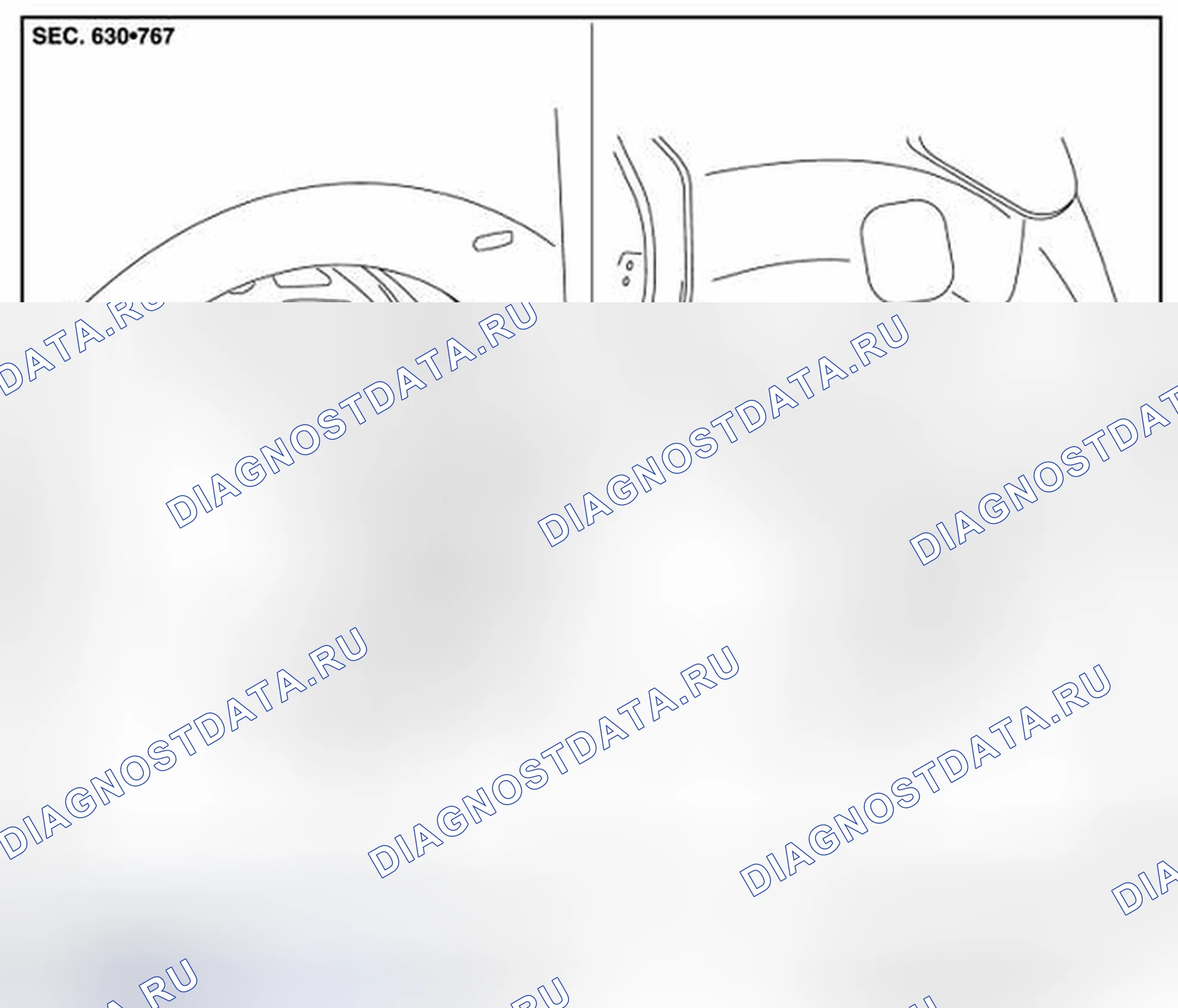 Рис. 329: MUDGUARD. Nissan Murano Z51 рестайлинг 2