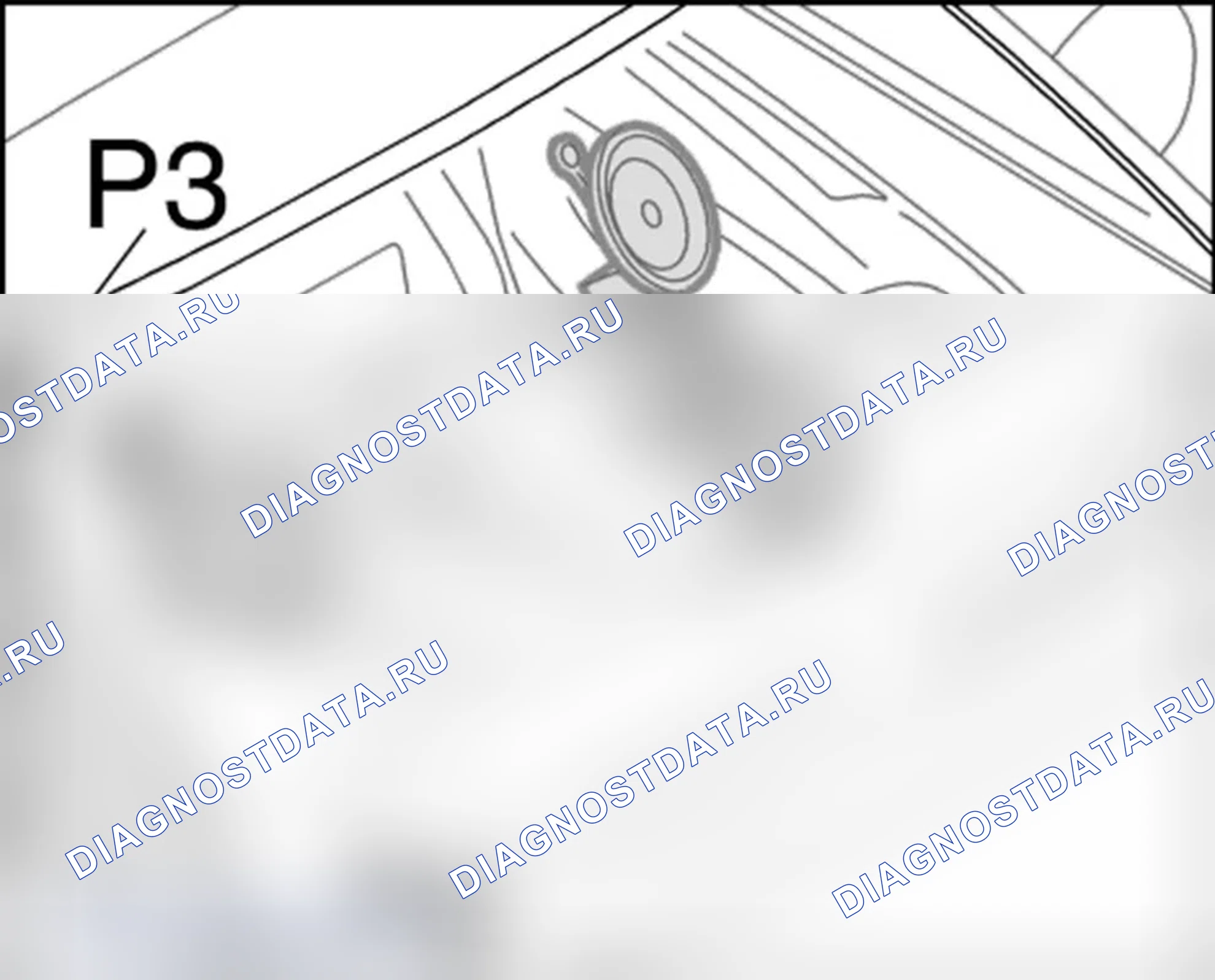 Рис. 11: Разделительное стекло до P3. Porsche 911 GT3 997