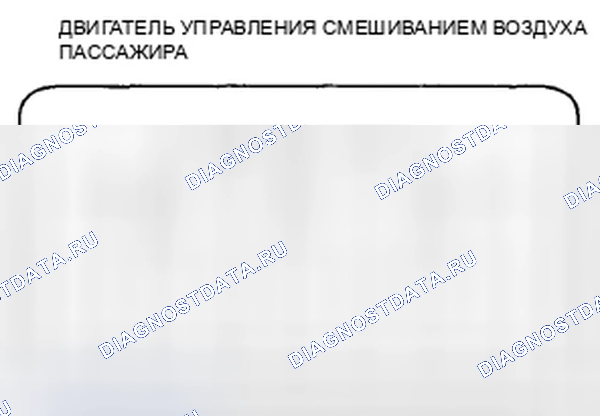 Рис. 30: Испытание двигателя управления воздушной смесью пассажира. Honda CR-V III рестайлинг