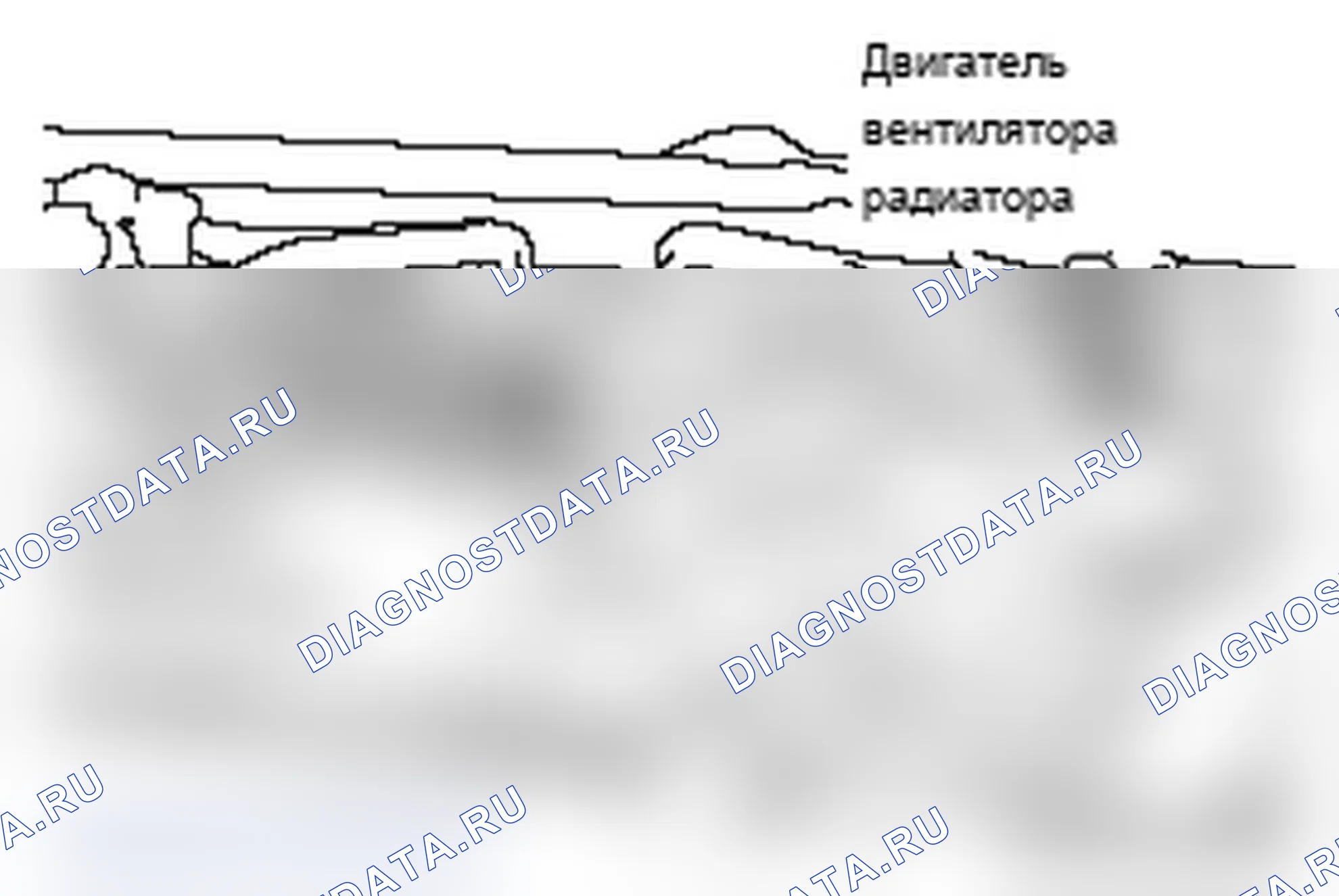 Рис. 24: ПРОВЕРКА МОТОРА ВЕНТИЛЯТОРА ОХЛАЖДЕНИЯ - ДВИГАТЕЛЬ 2,0 Л БЕЗ ТУРБОНАДДУВА, ДВИГАТЕЛЬ 2,4 Л. Mitsubishi Lancer Ralliart X рестайлинг