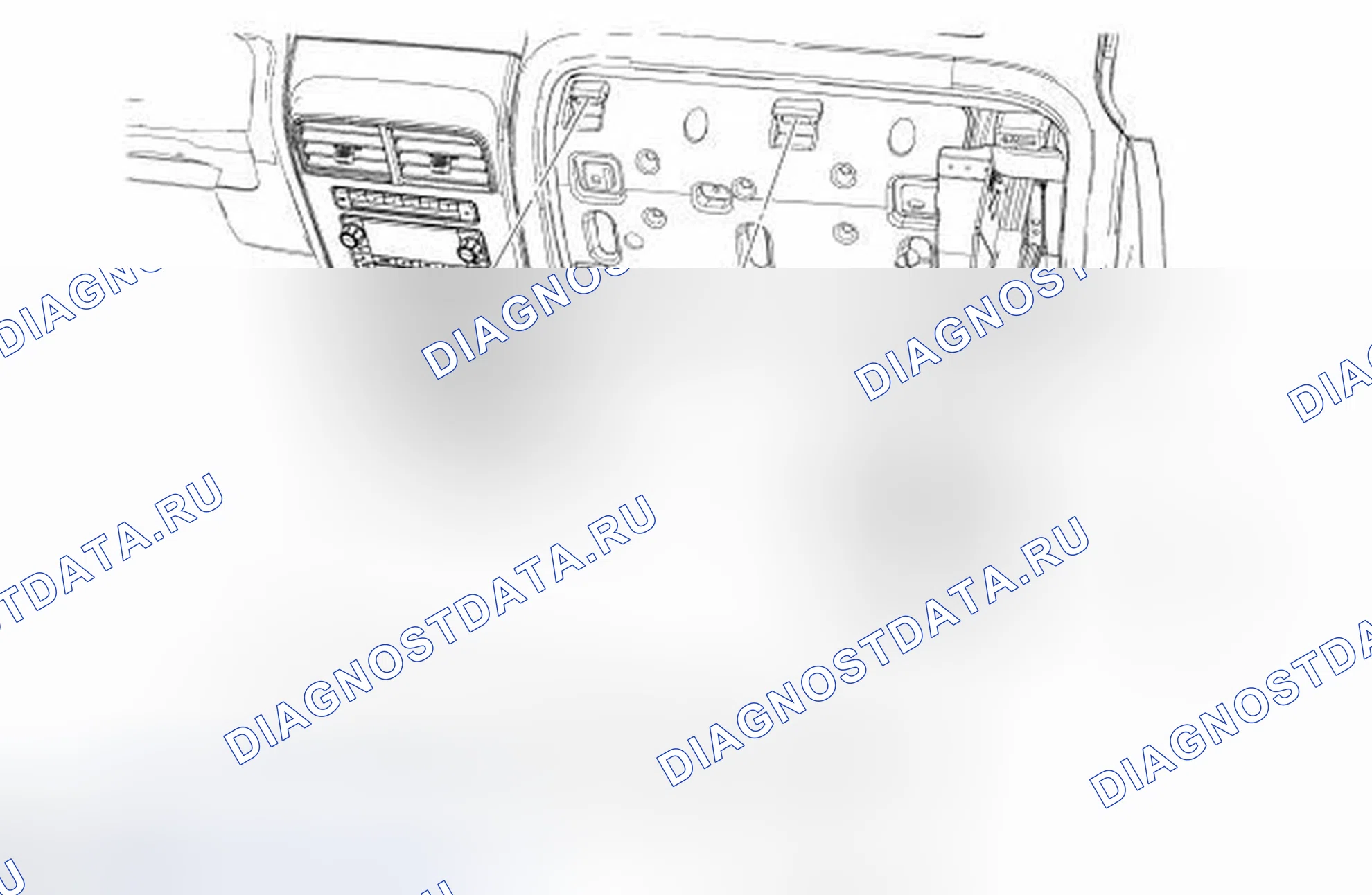 Рис. 112: Регистр - Сторона пассажира, Mkx. Ford Edge I